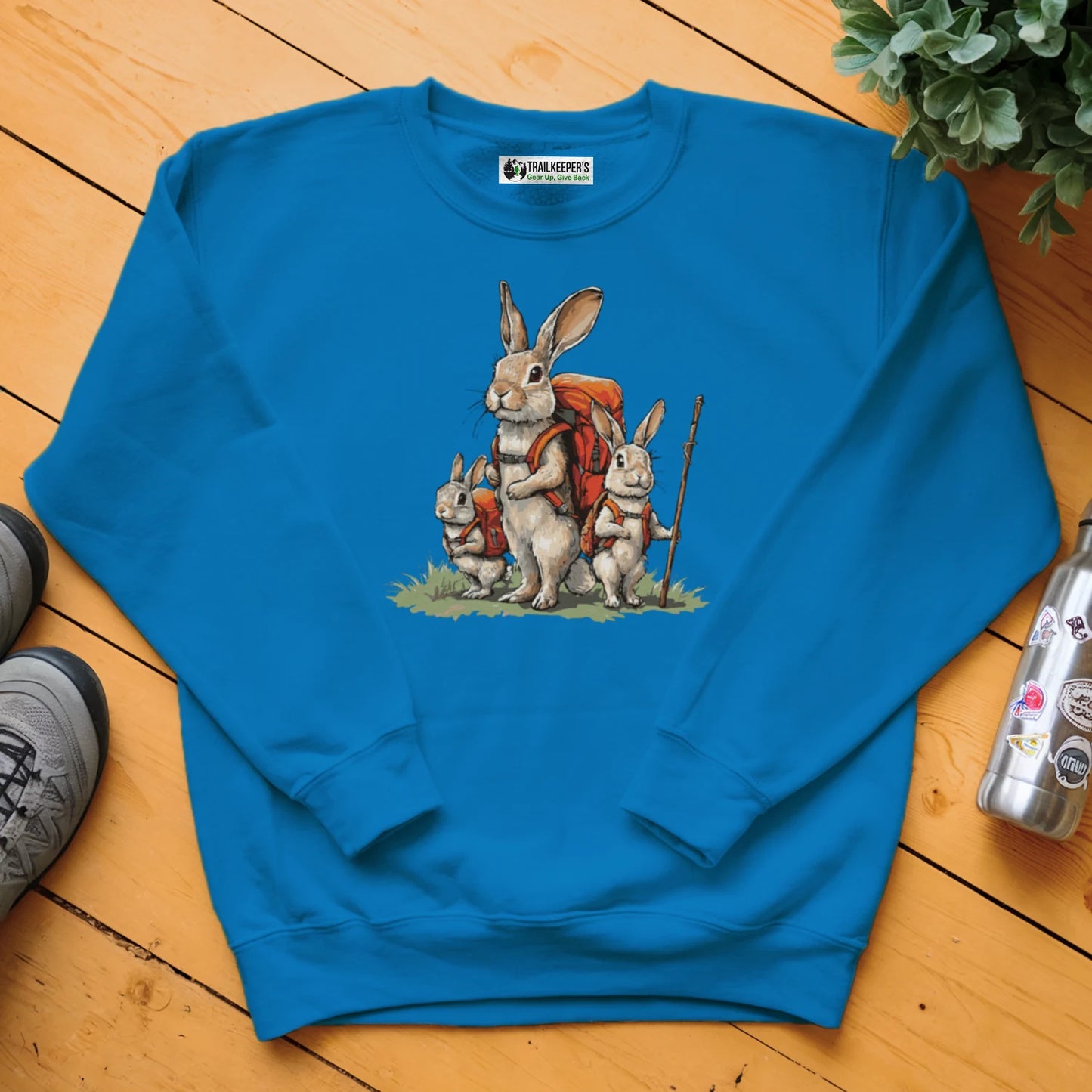 Rabbit Backpacker Family Sweatshirt