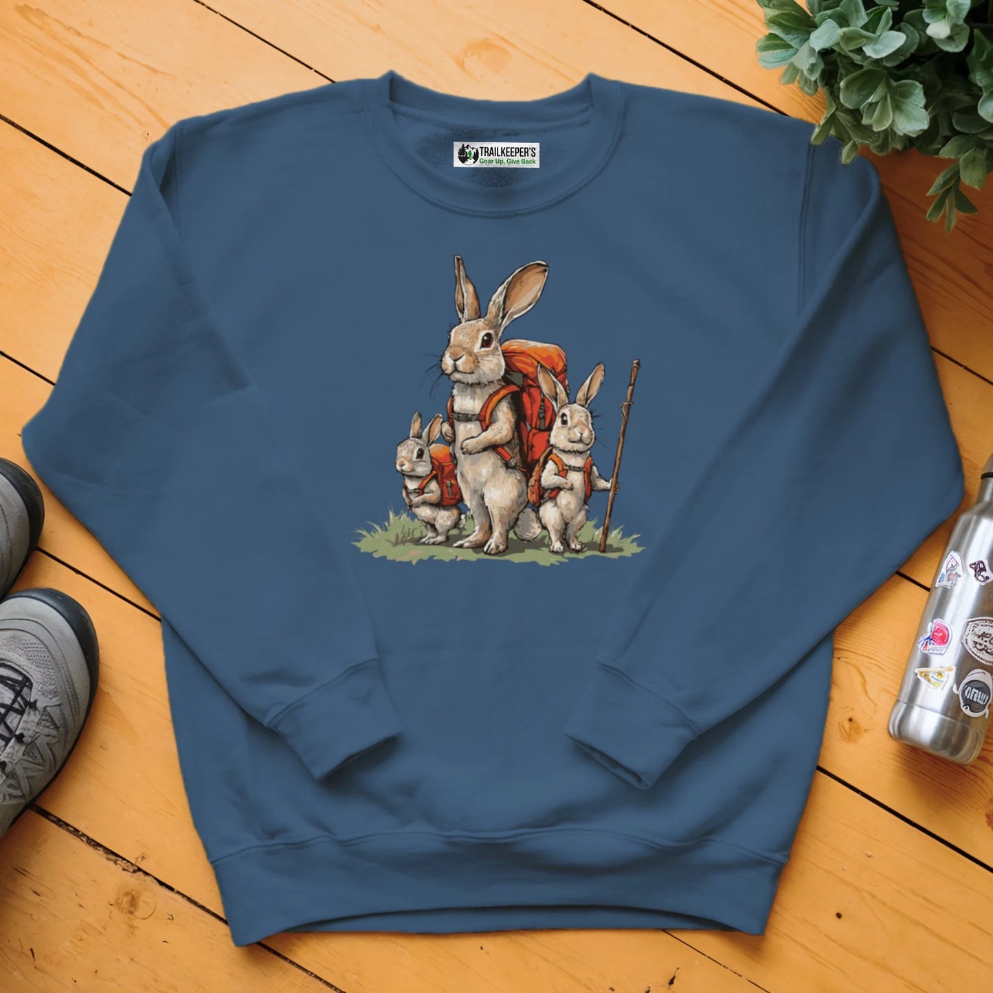 Rabbit Backpacker Family Sweatshirt