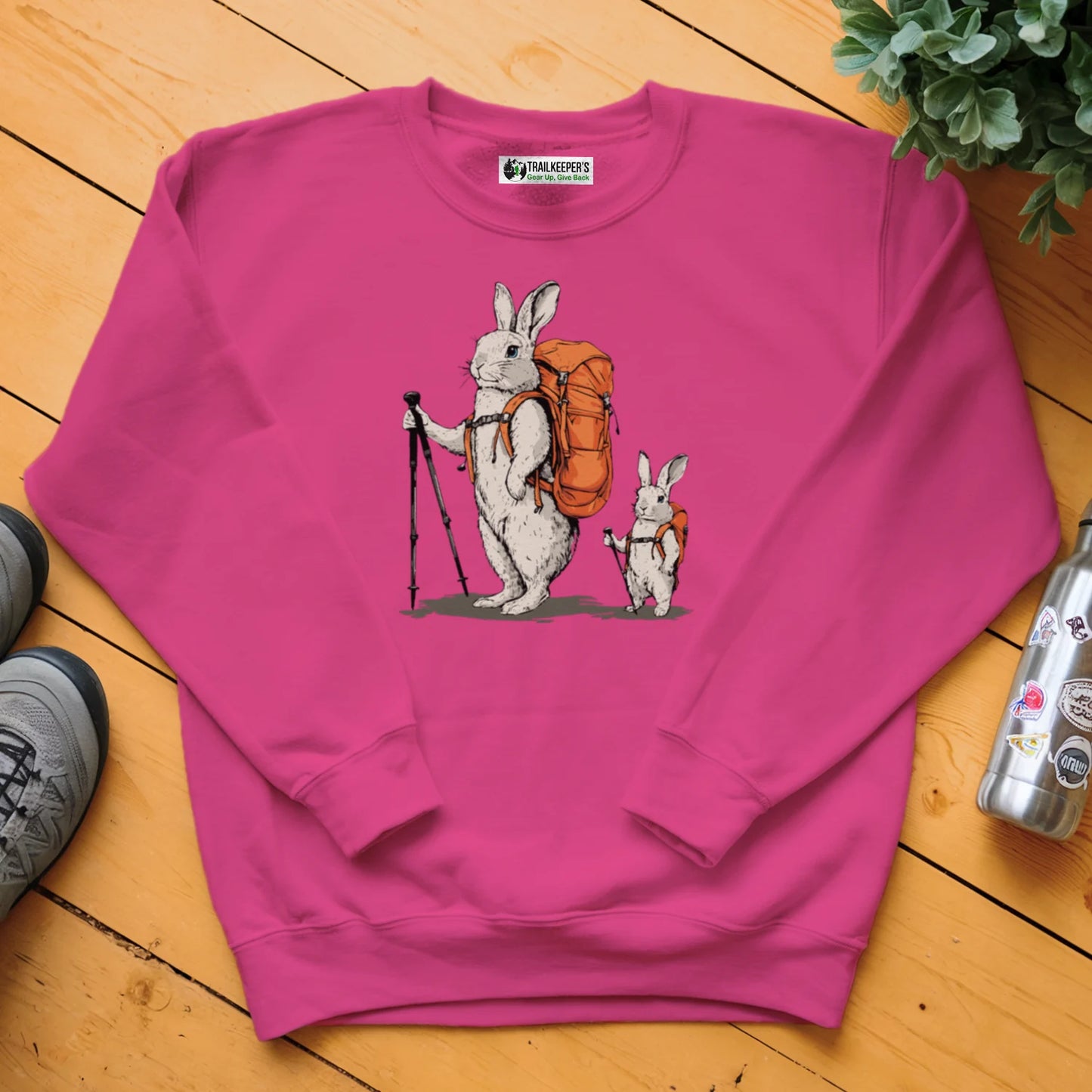Rabbit Backpacker Family Sweatshirt