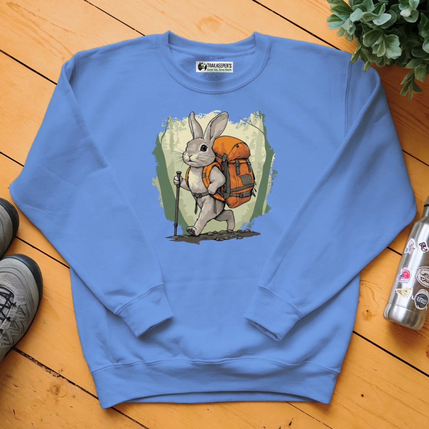 Rabbit Backpacker In The Forest Sweatshirt