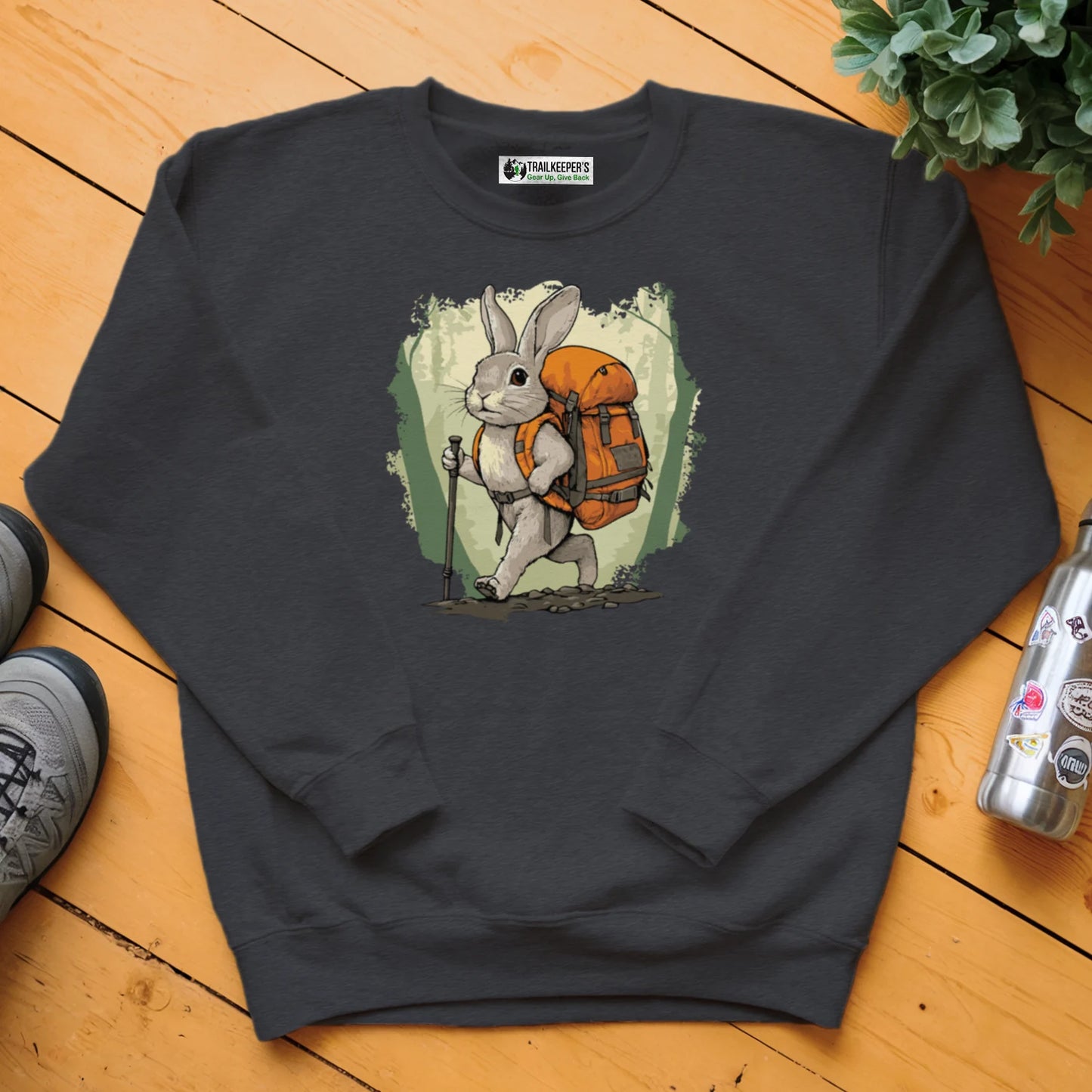 Rabbit Backpacker In The Forest Sweatshirt