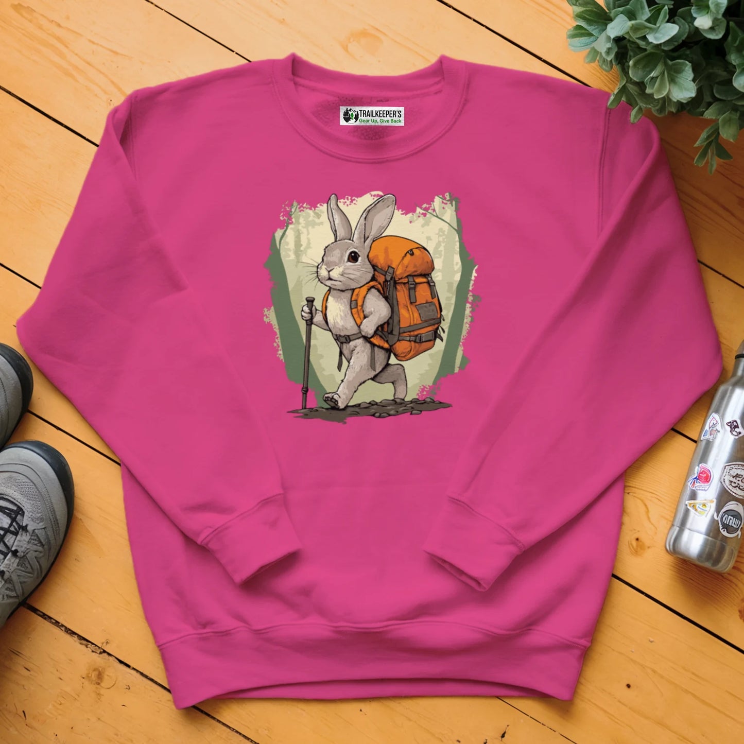 Rabbit Backpacker In The Forest Sweatshirt