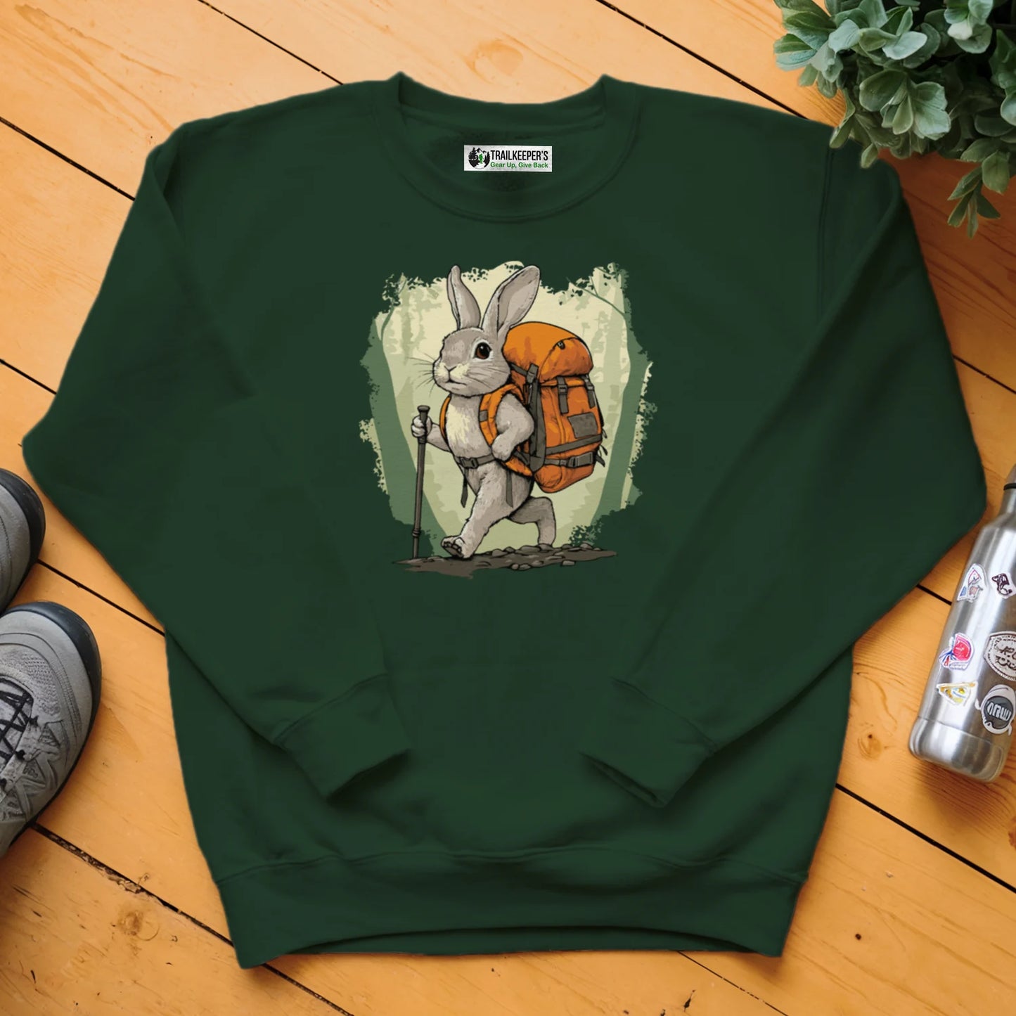 Rabbit Backpacker In The Forest Sweatshirt