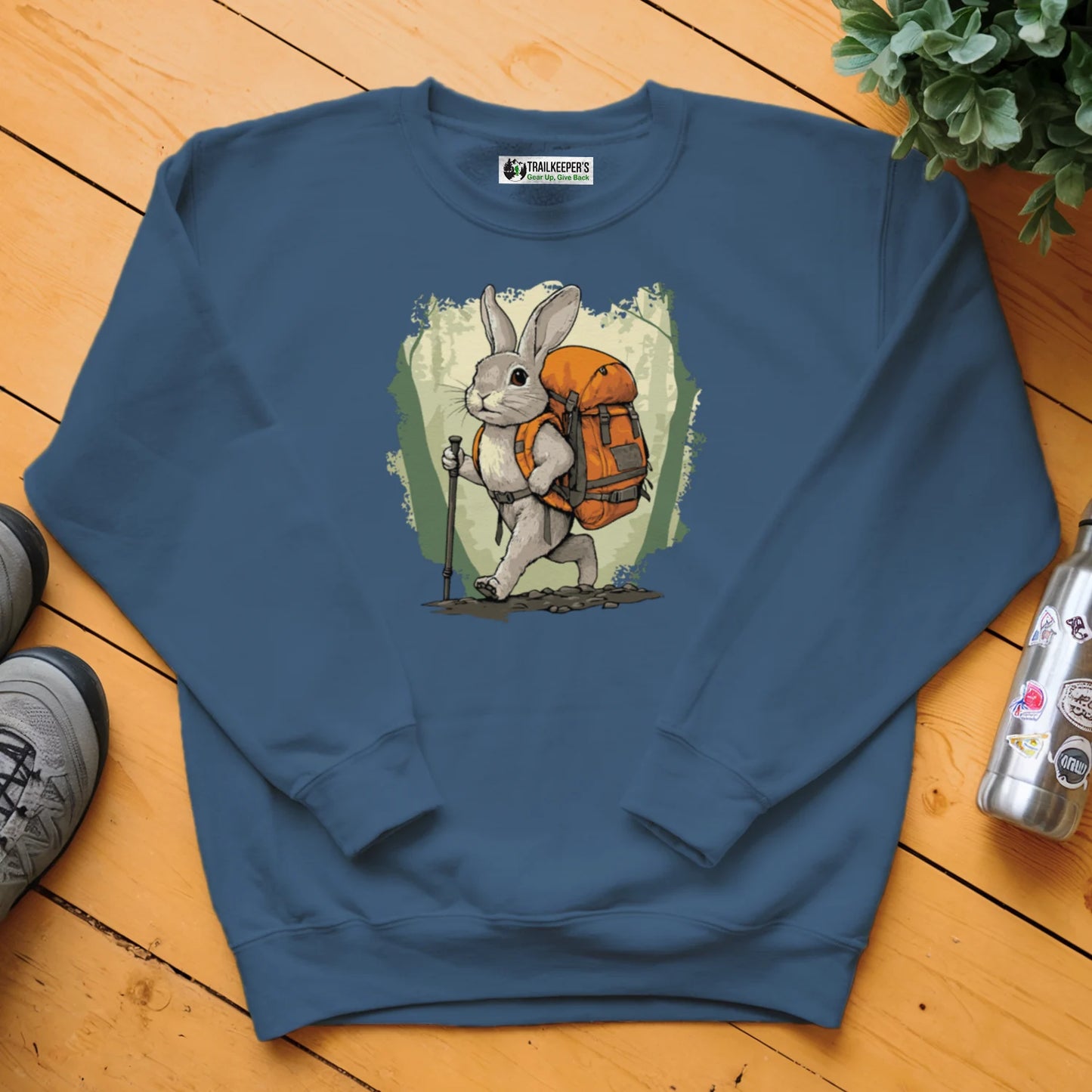 Rabbit Backpacker In The Forest Sweatshirt