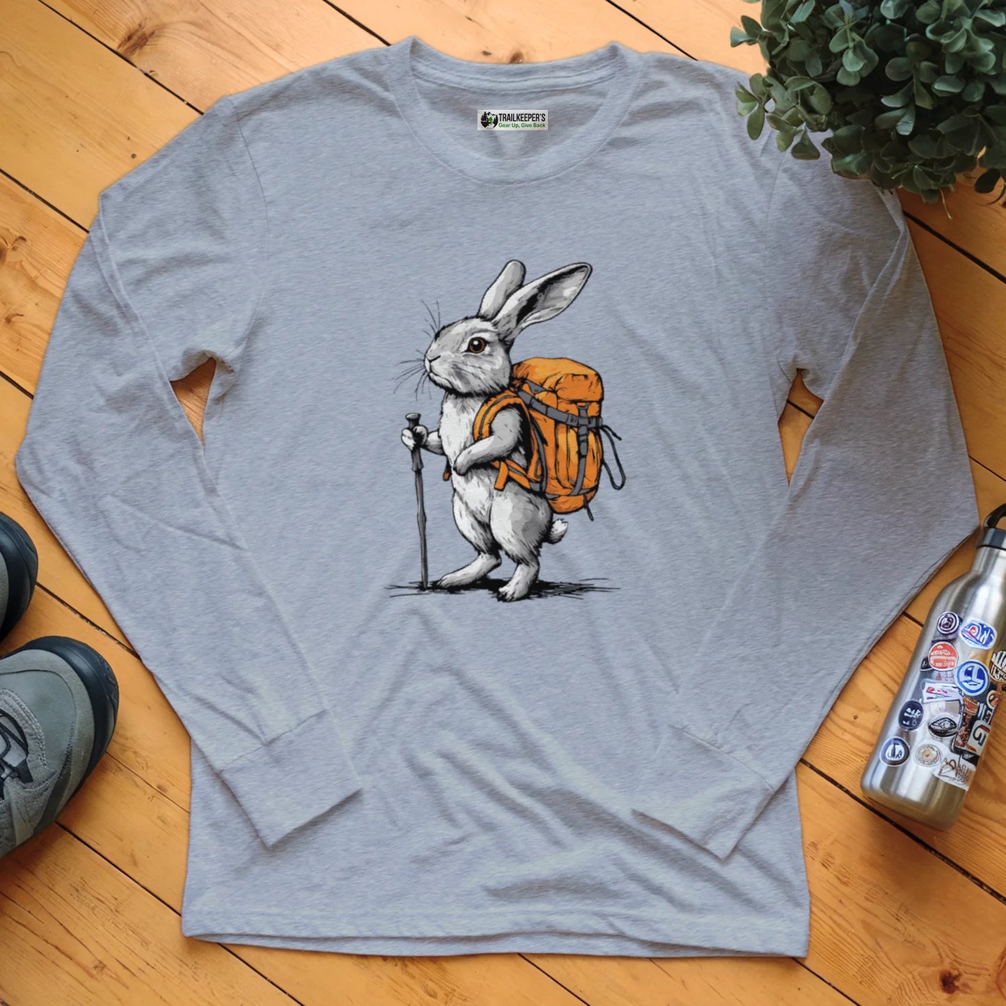 Rabbit Backpacker Long Sleeve T-Shirt