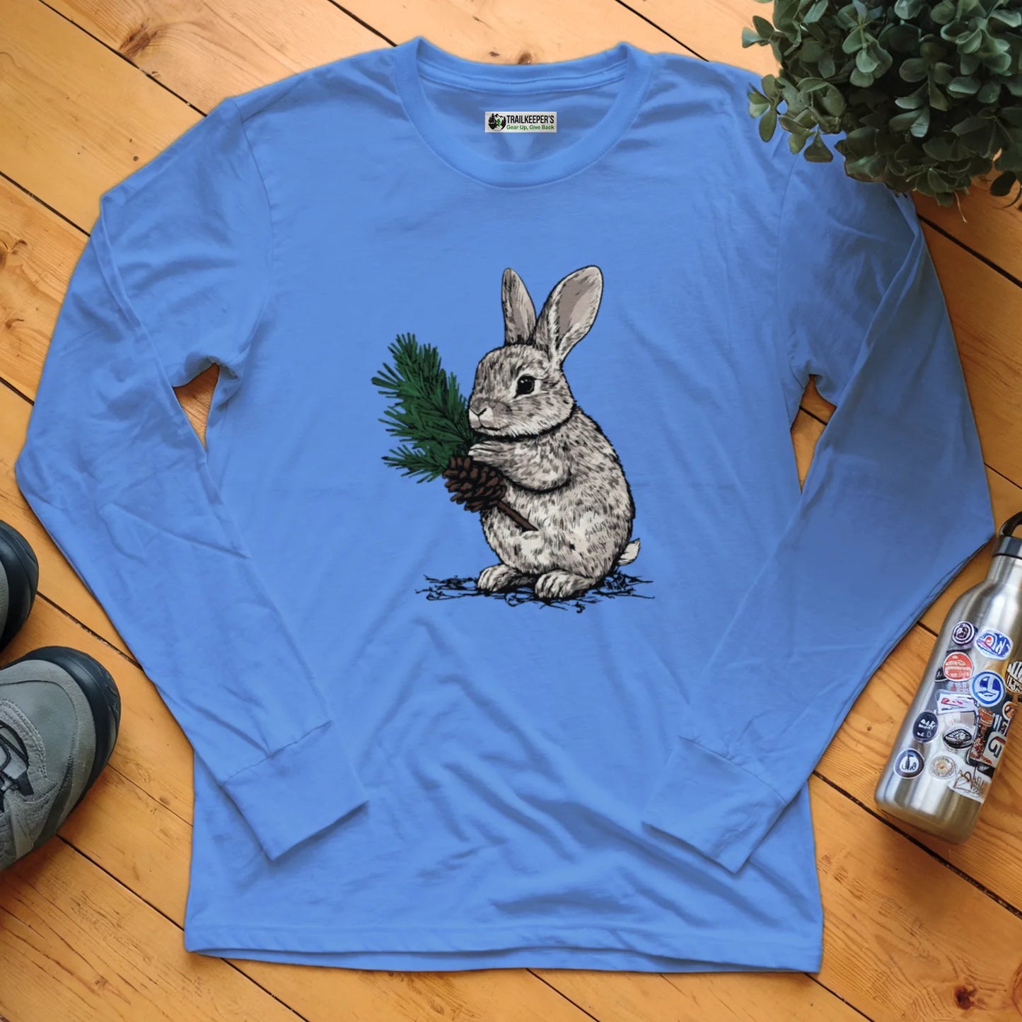 Rabbit Tree Hugger Long Sleeve T-Shirt