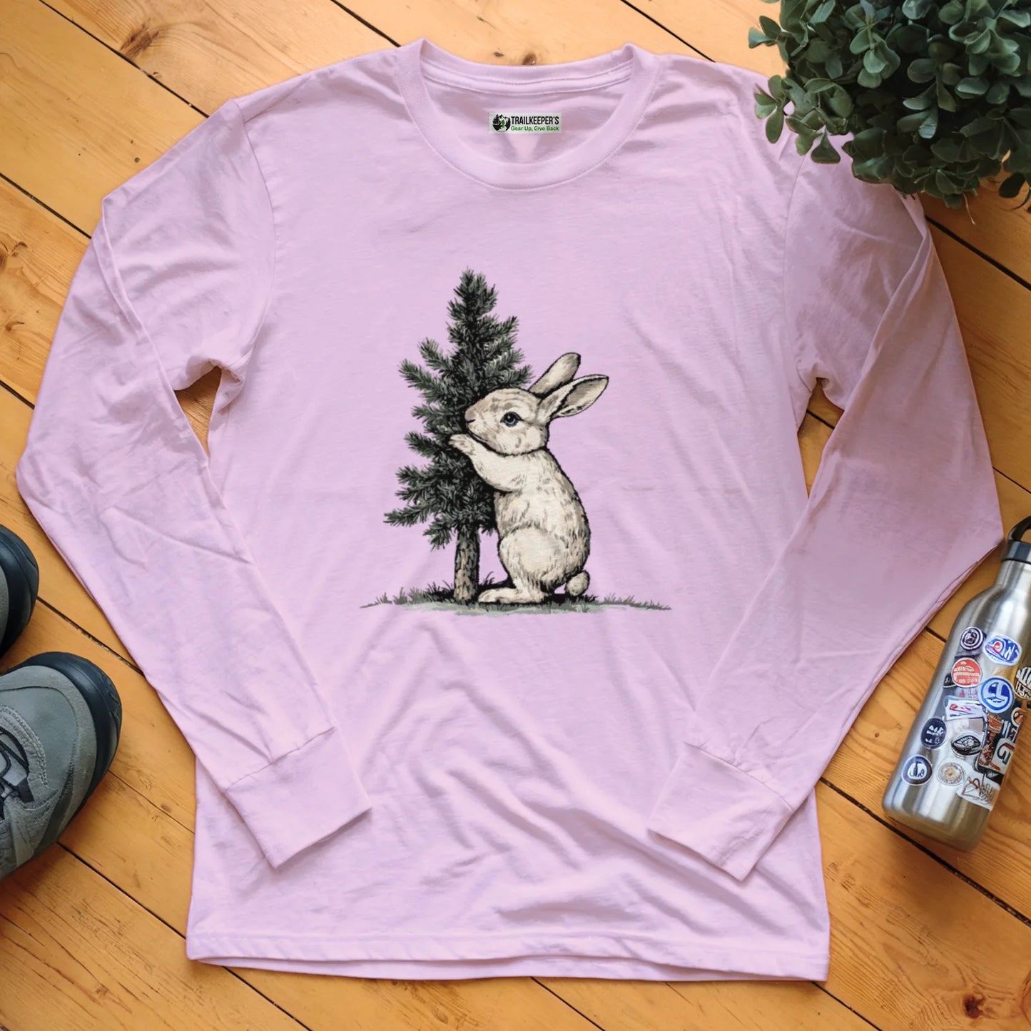 Rabbit Tree Hugger Long Sleeve T-Shirt