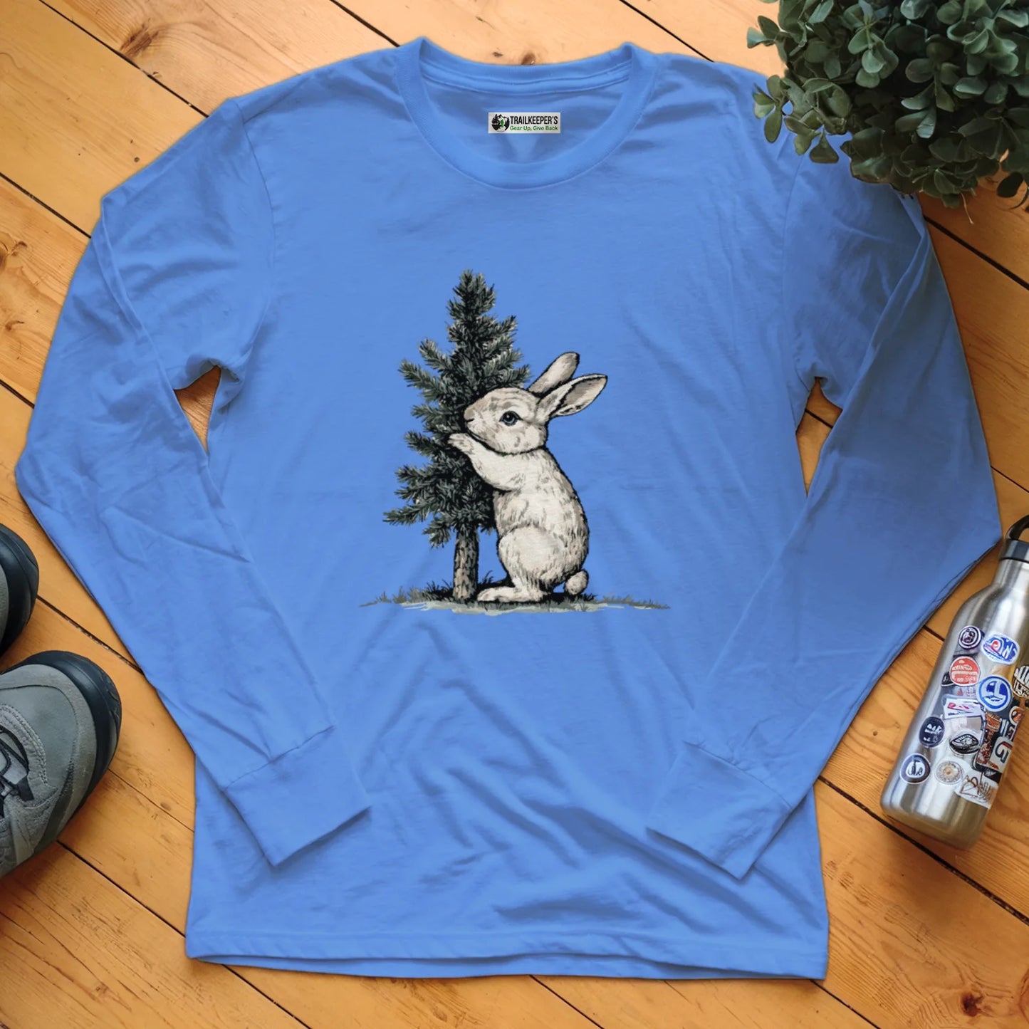 Rabbit Tree Hugger Long Sleeve T-Shirt