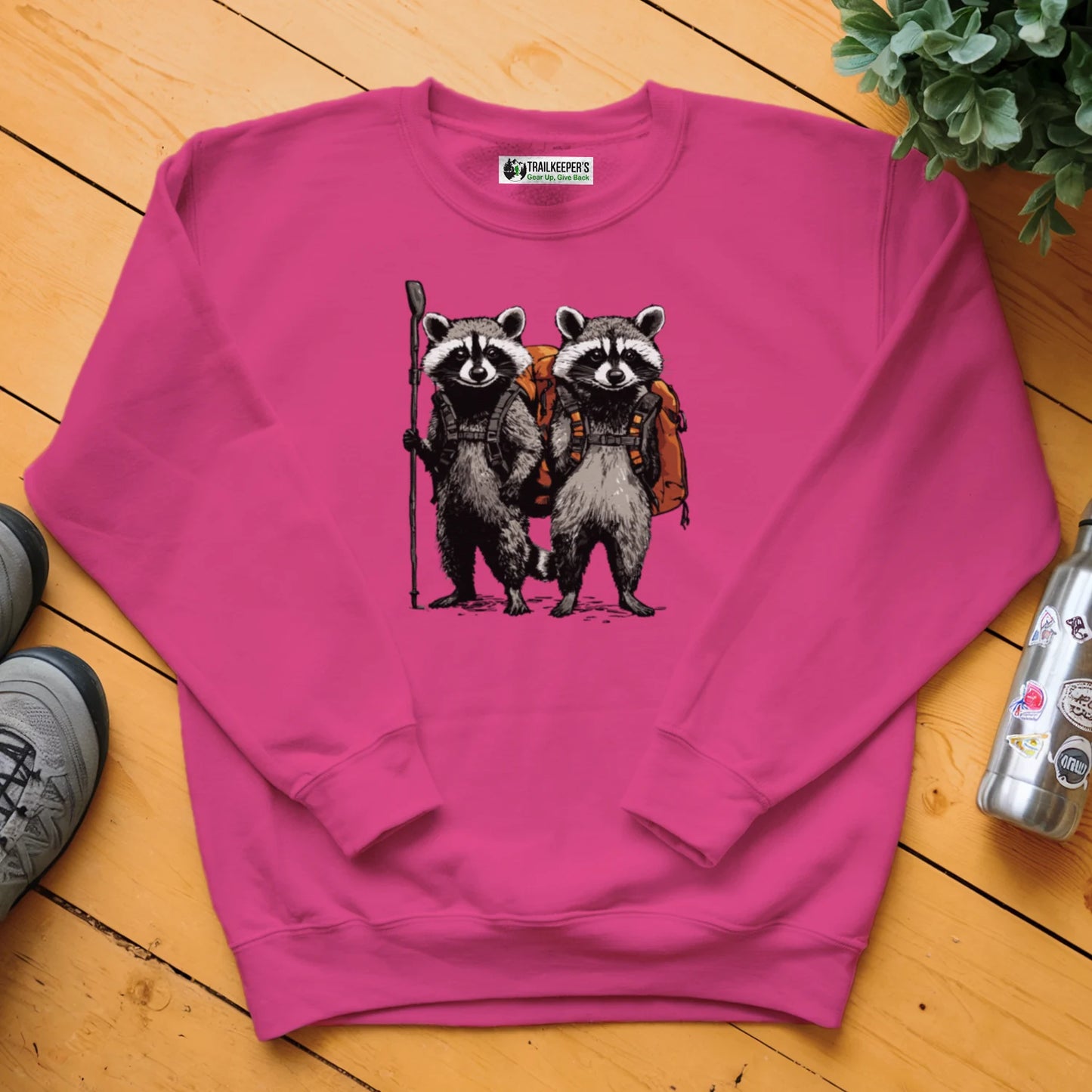 Raccoon Backpacker Buddies Sweatshirt