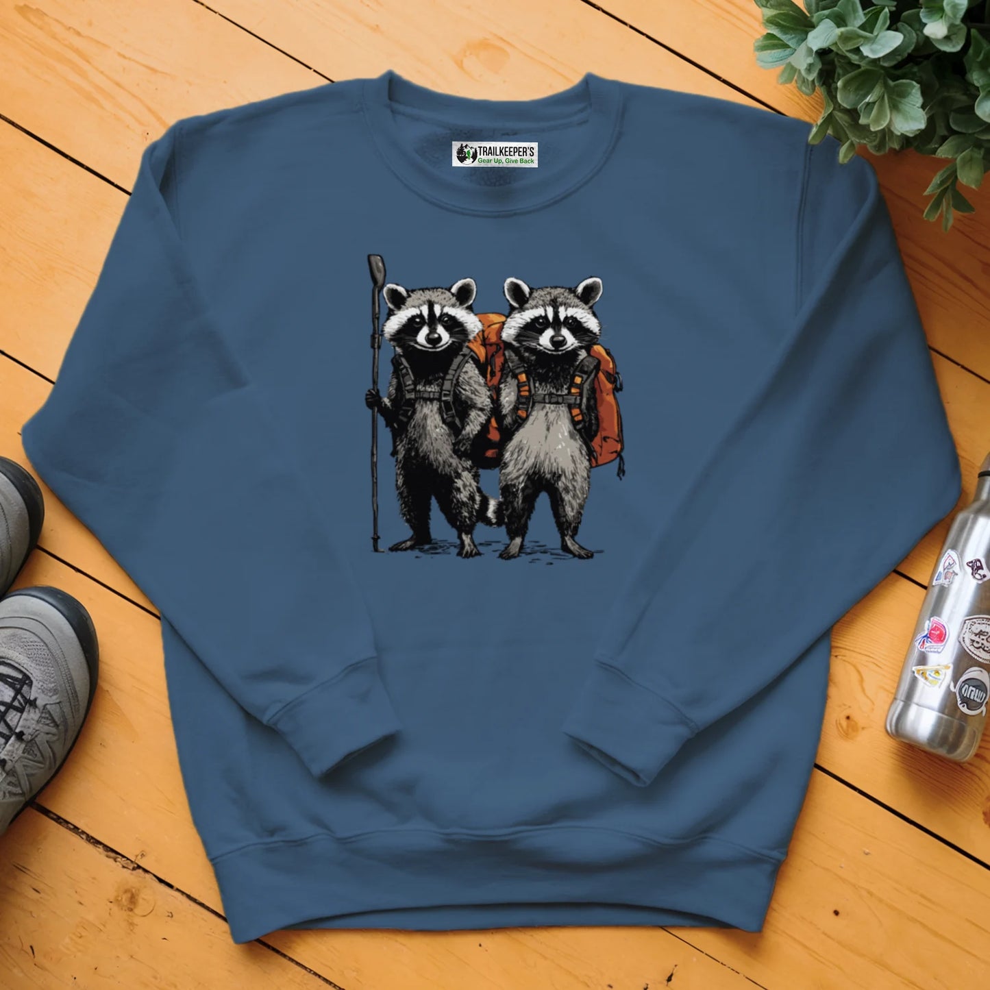 Raccoon Backpacker Buddies Sweatshirt