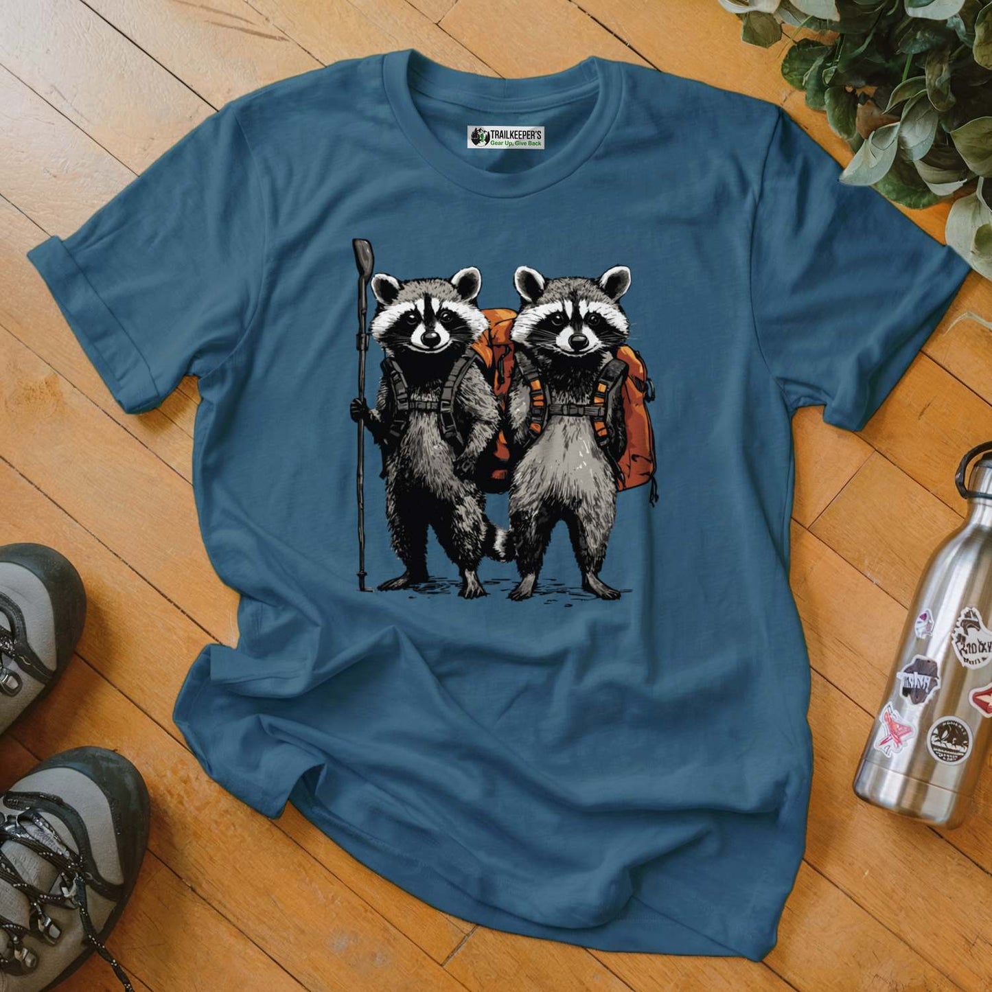 Raccoon Backpacker Buddies T-Shirt