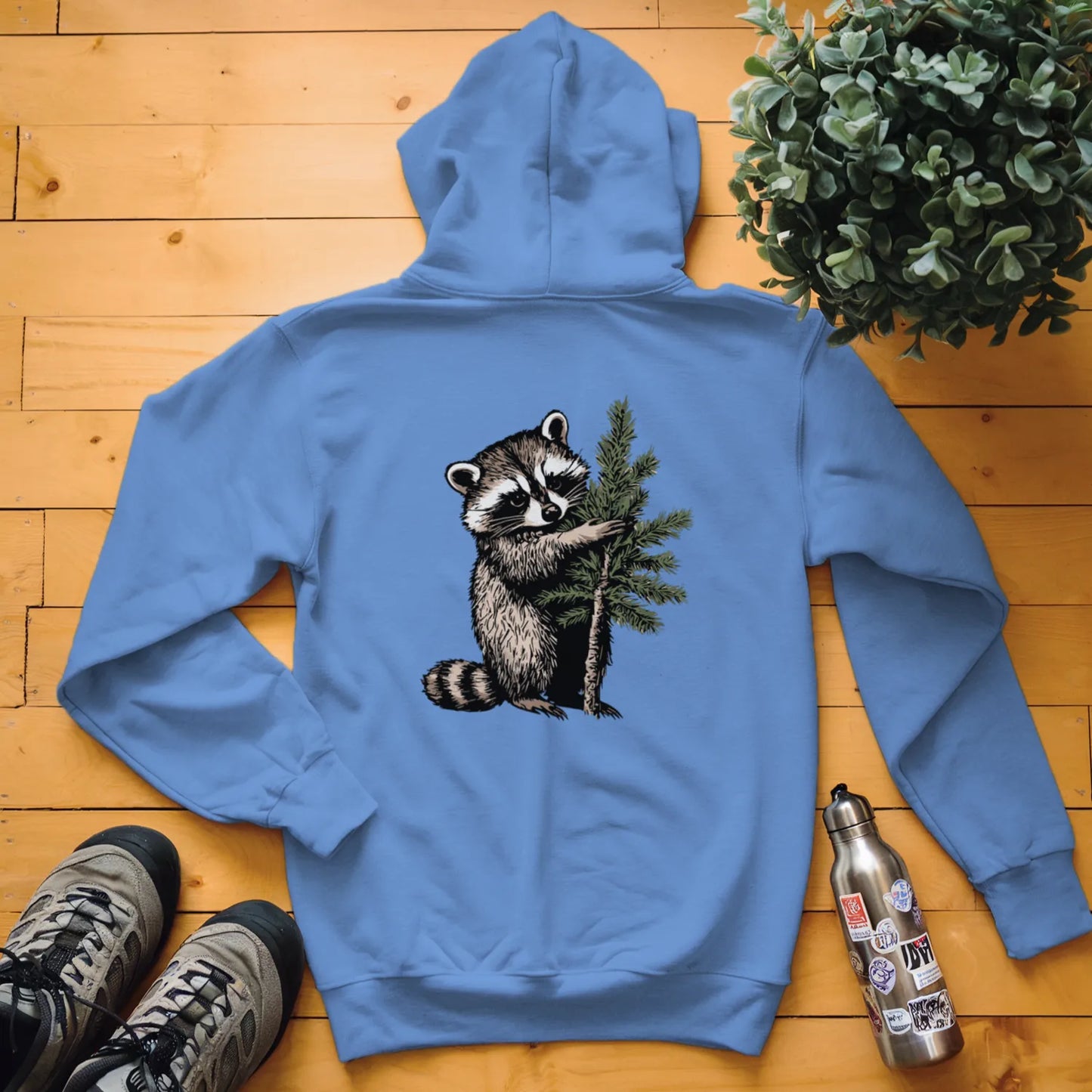 Raccoon Tree Hugger Hoodie