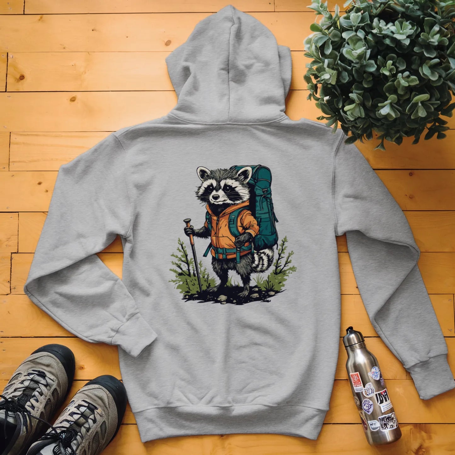 Racoon Backpacker Hoodie