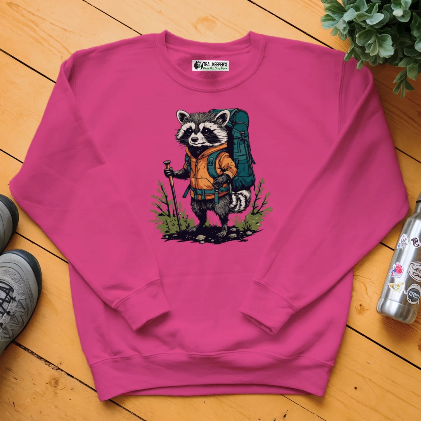 Racoon Backpacker Sweatshirt