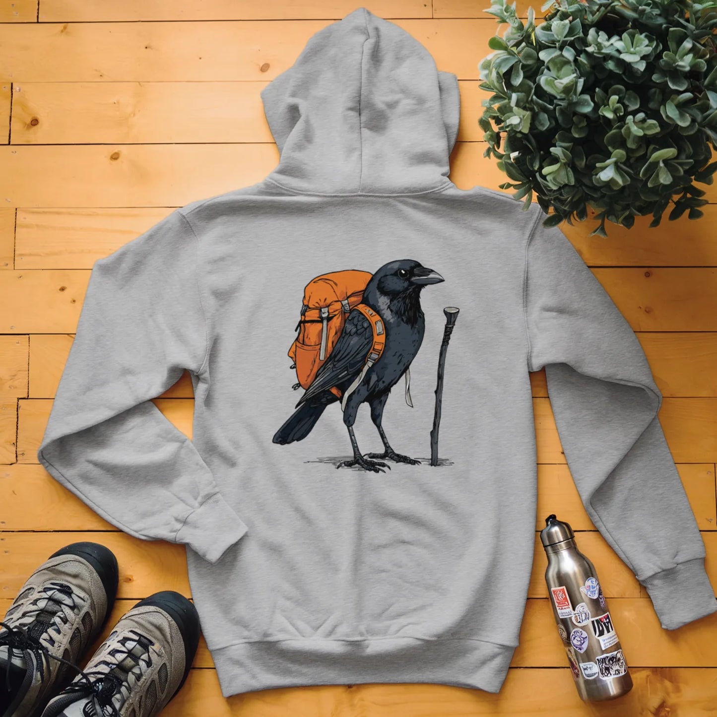 Raven Backpacker Hoodie