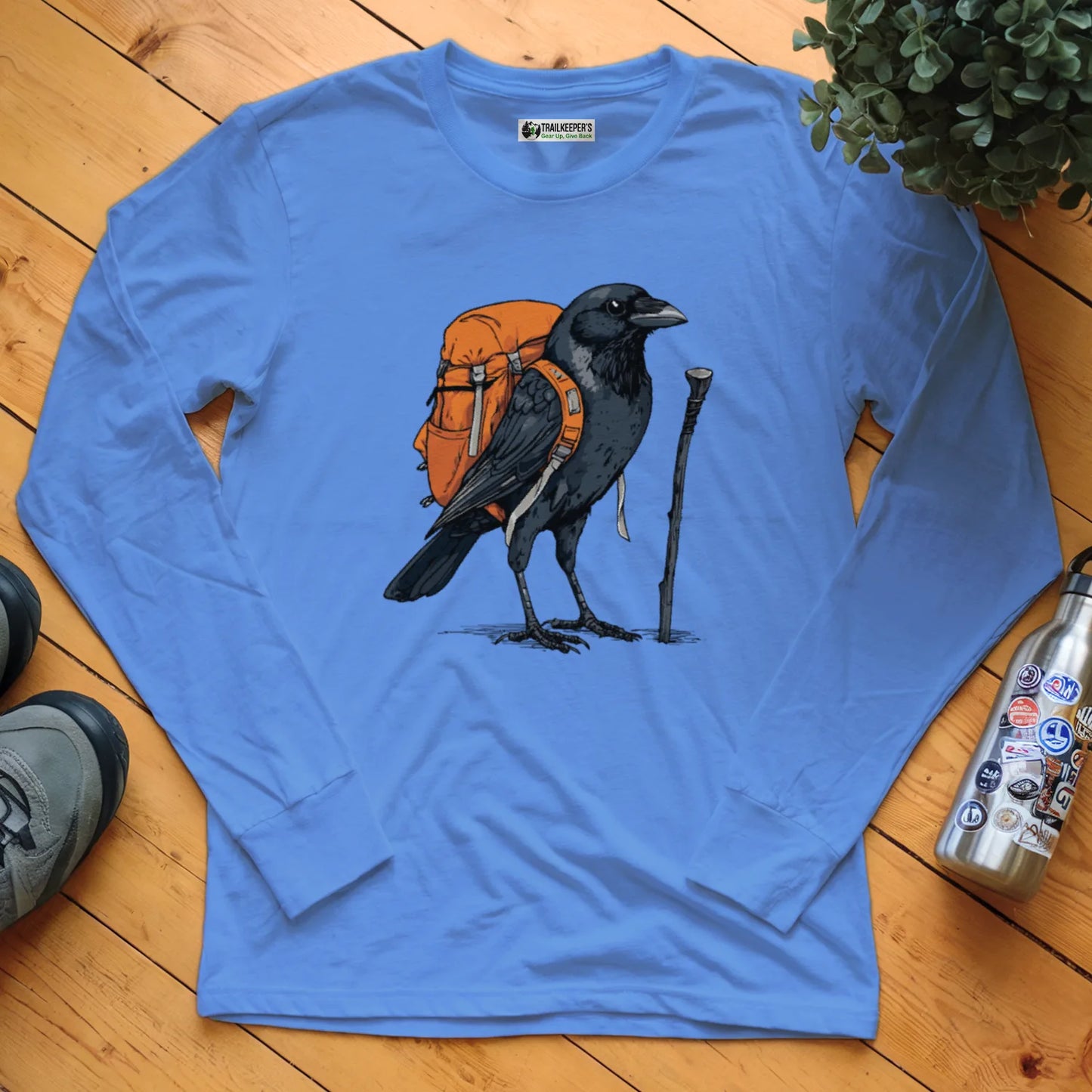 Raven Backpacker Long Sleeve T-Shirt