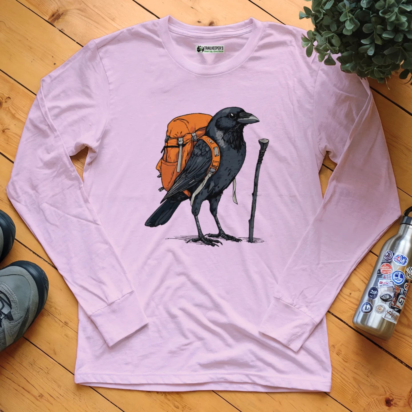 Raven Backpacker Long Sleeve T-Shirt