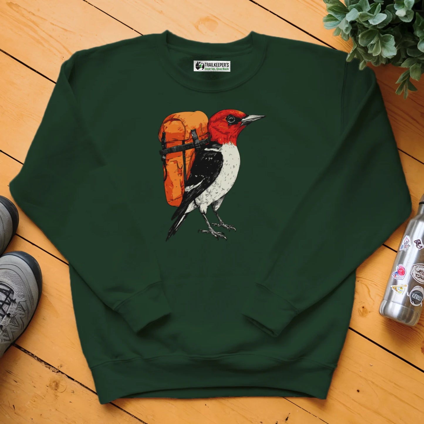 Red-headed Woodpecker Backpacker Sweatshirt