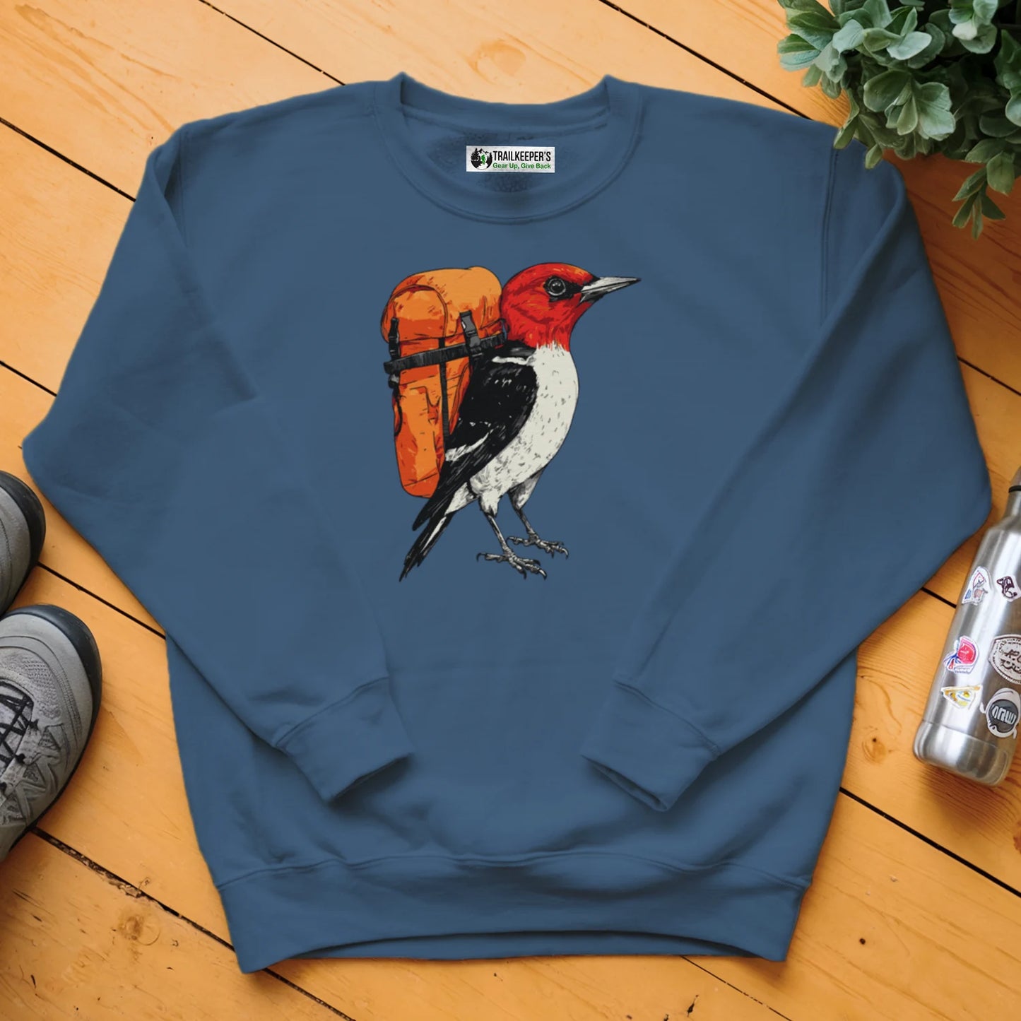 Red-headed Woodpecker Backpacker Sweatshirt