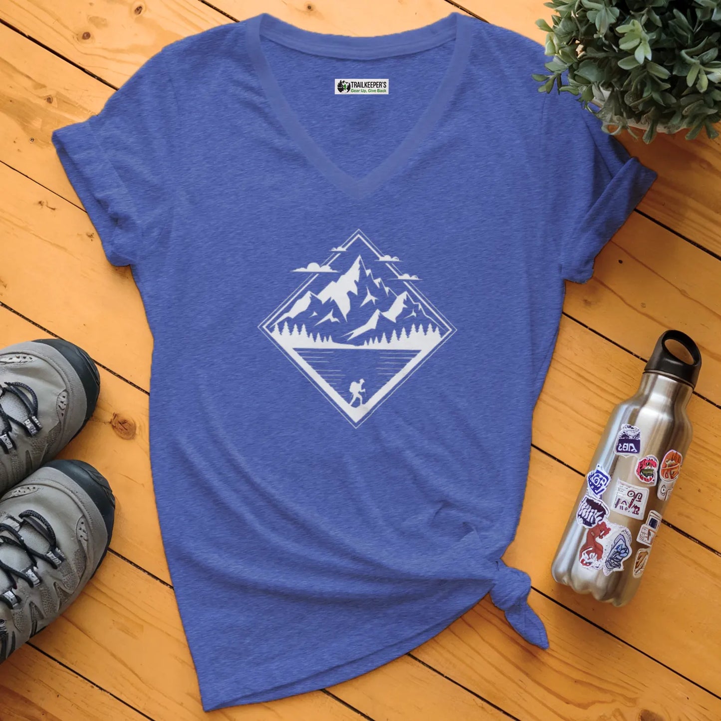 Scenic Hiking V-Neck T-Shirt