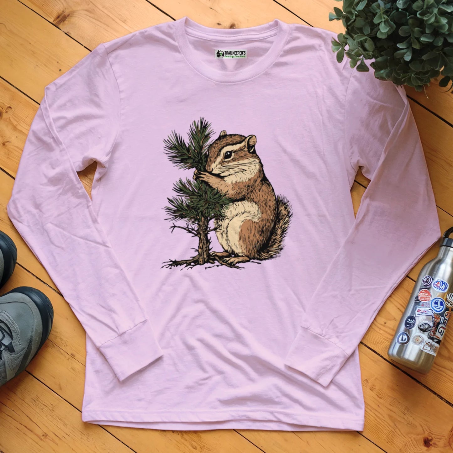 Squirrel Tree Hugger Long Sleeve T-Shirt
