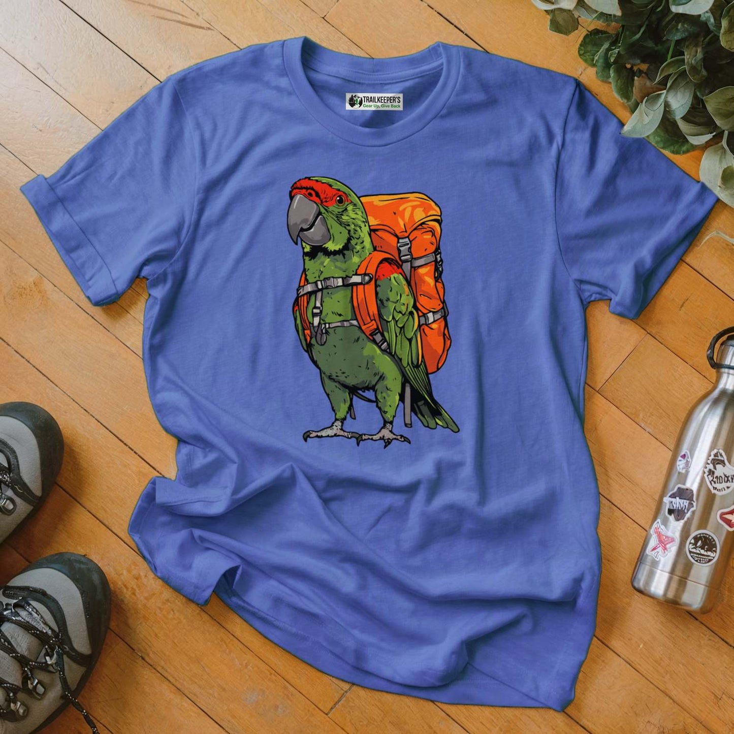 Thick-billed Parrot Backpacker T-Shirt
