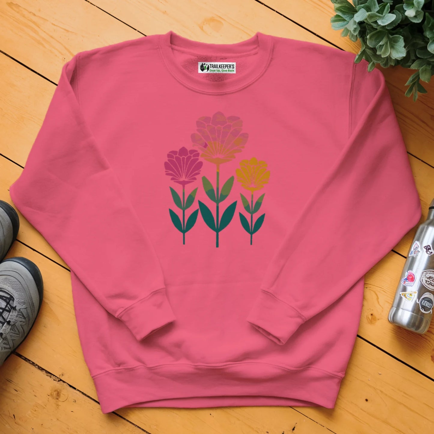 Three Flowers Sweatshirt