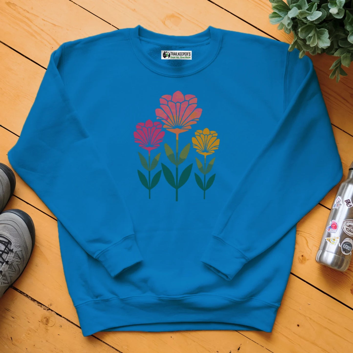 Three Flowers Sweatshirt