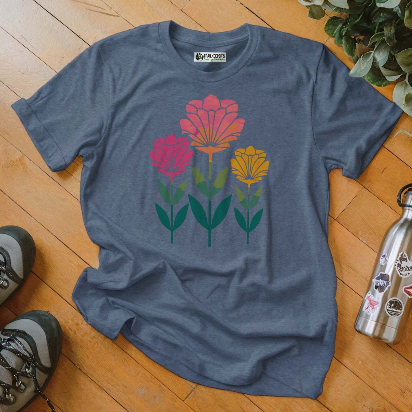 Three Flowers T-Shirt