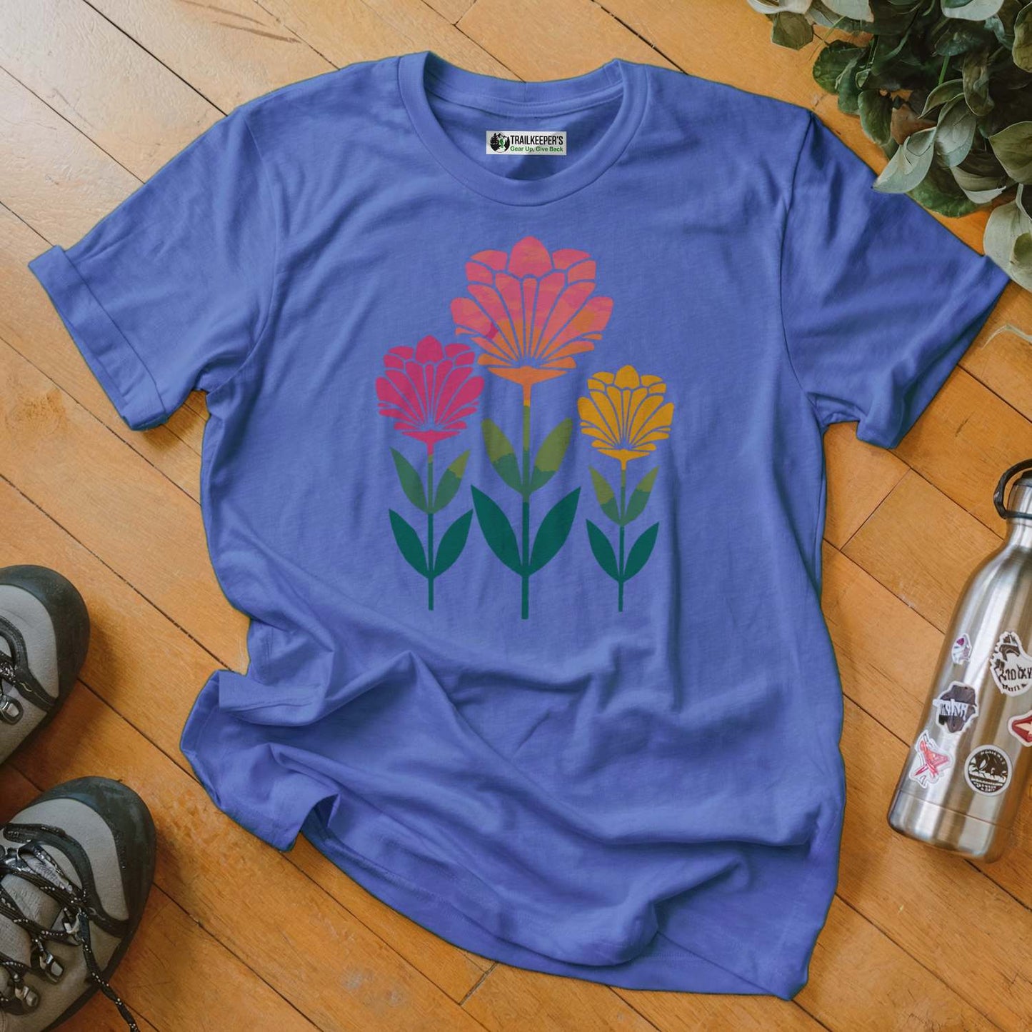 Three Flowers T-Shirt