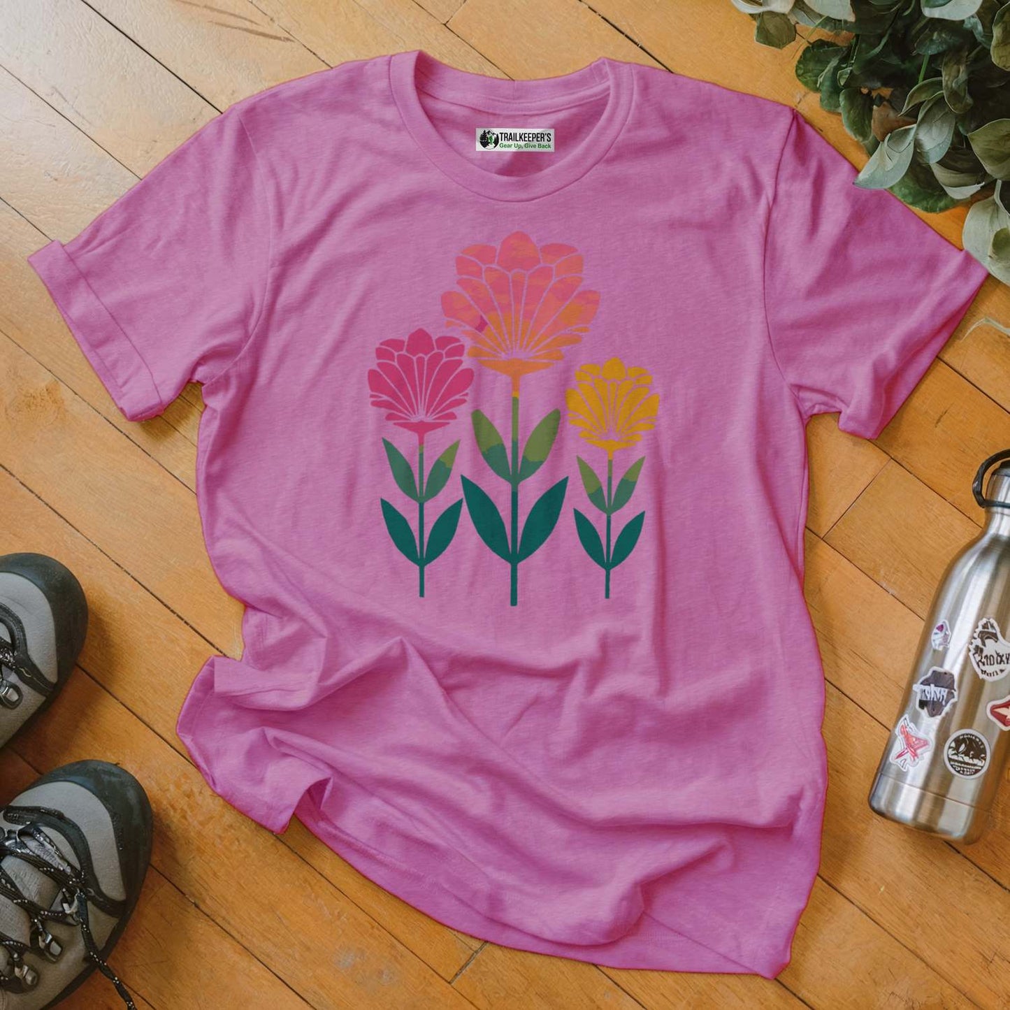 Three Flowers T-Shirt