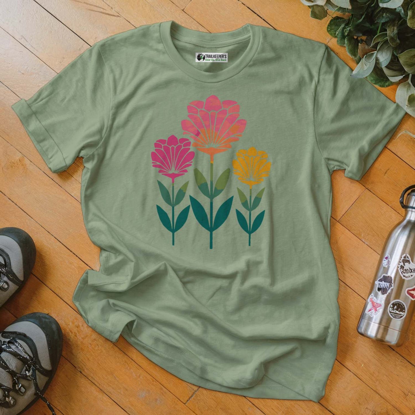 Three Flowers T-Shirt