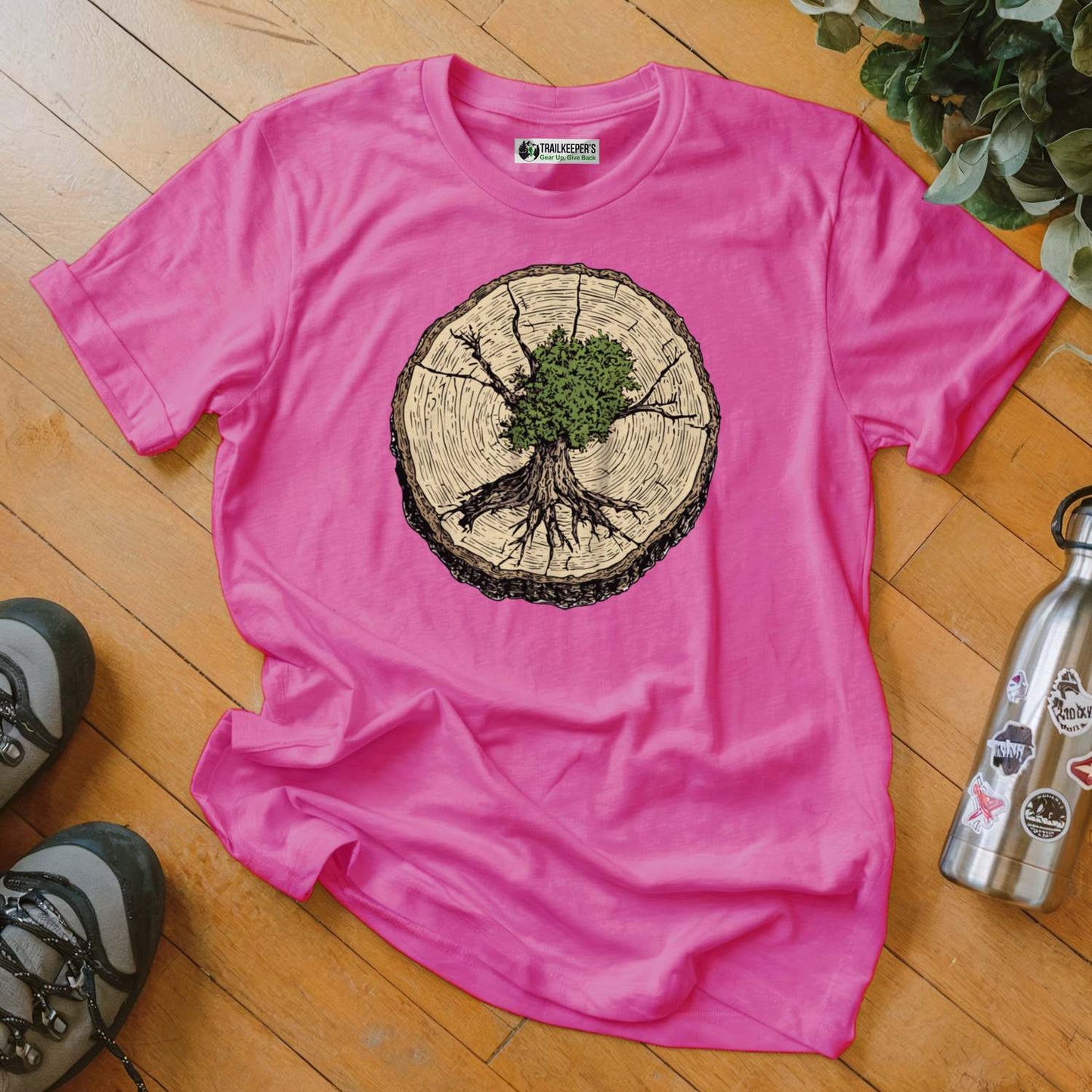 Tree Growing From Tree T-Shirt