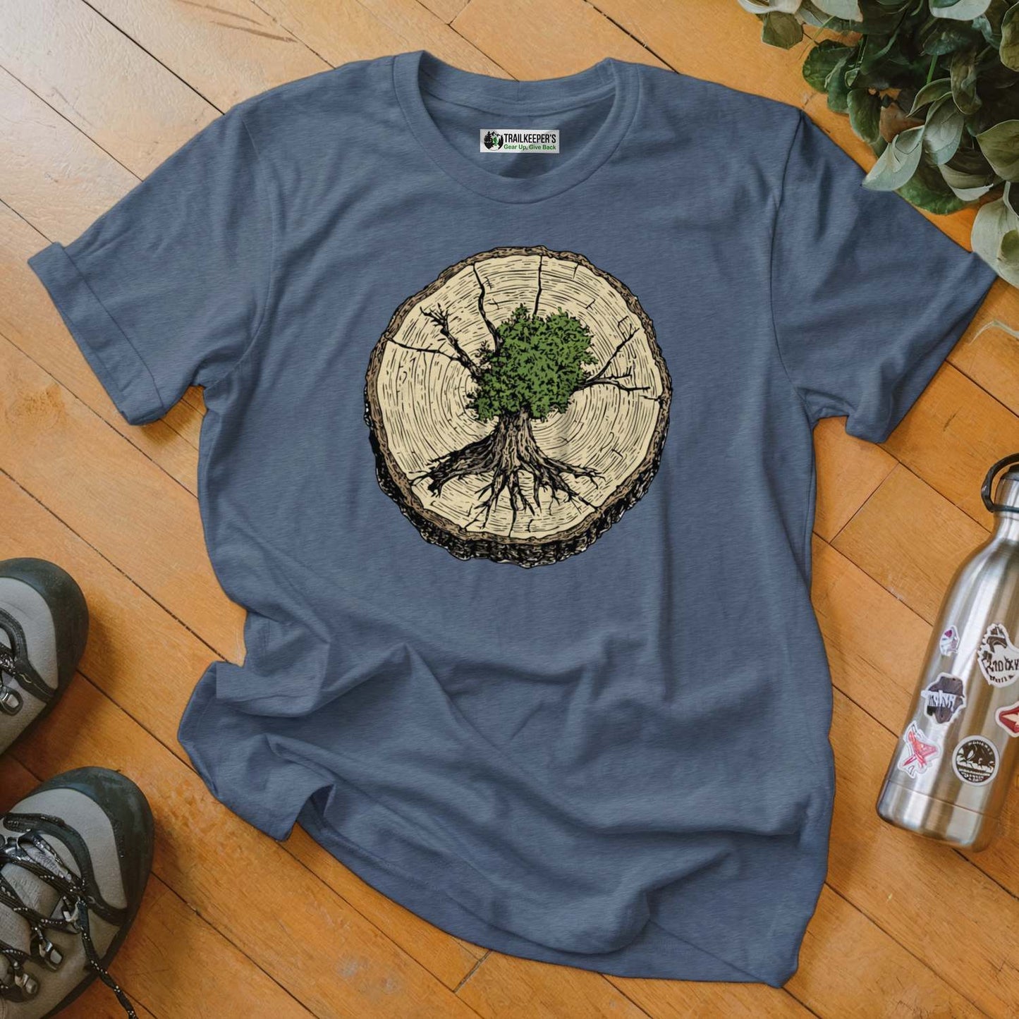Tree Growing From Tree T-Shirt