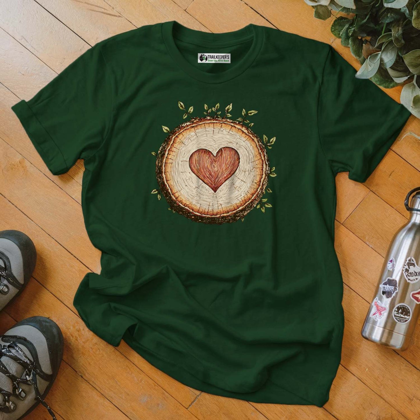 Tree Heart Wood T-Shirt