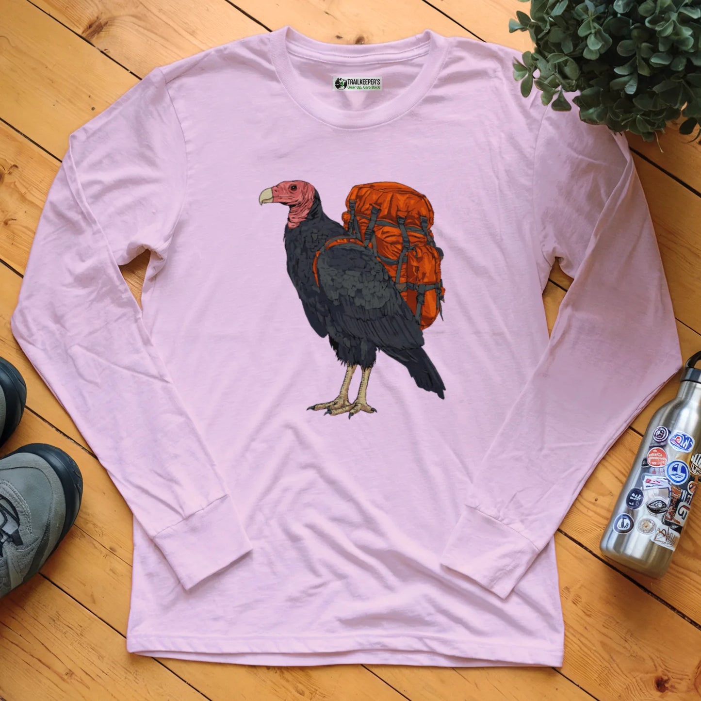 Turkey Vulture Backpacker Long Sleeve T-Shirt