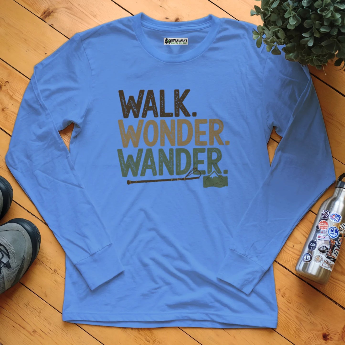 Walk, Wonder, Wander Long Sleeve T-Shirt