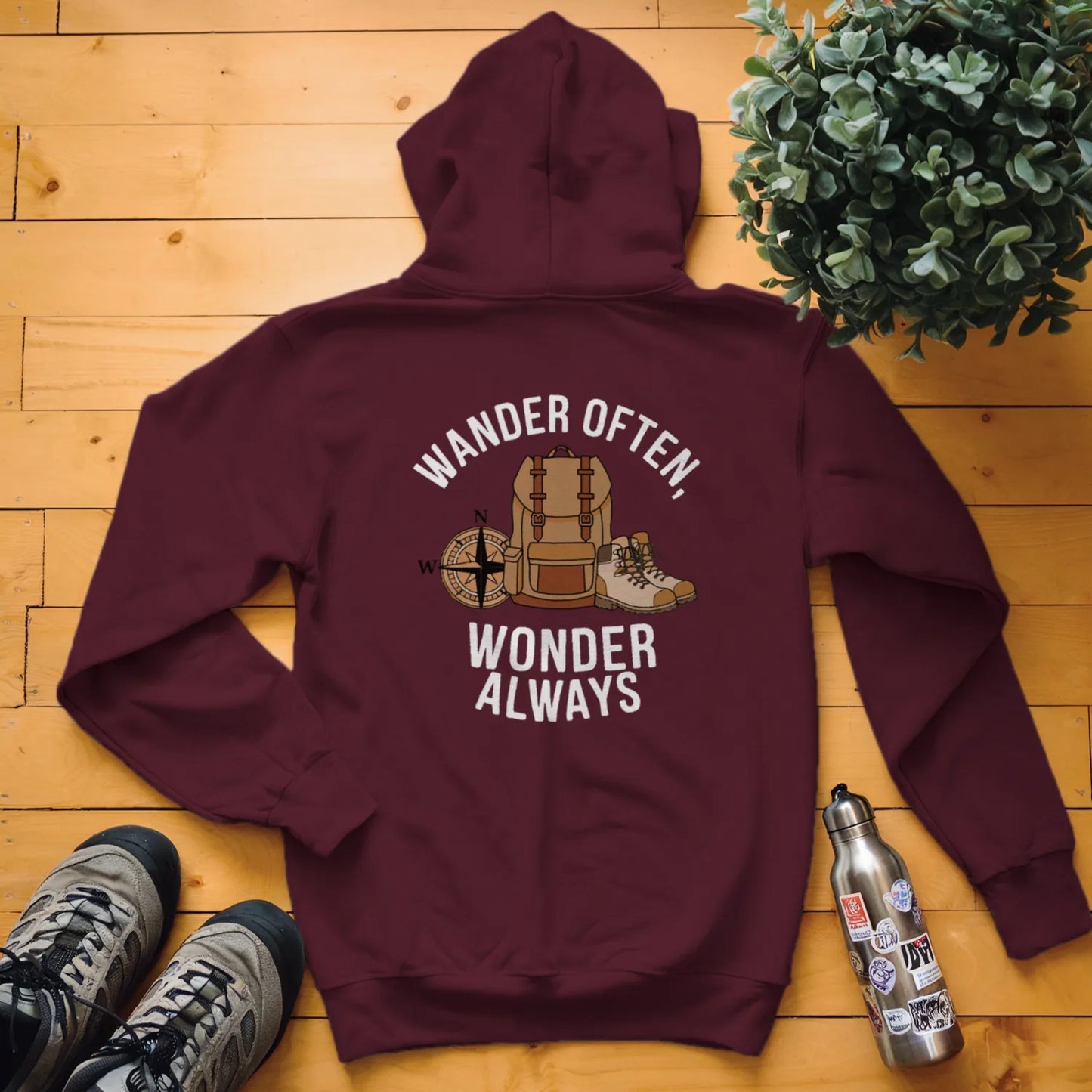 Wander Often, Wonder Always Hoodie