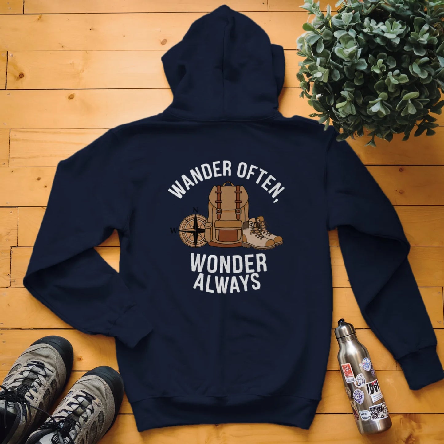 Wander Often, Wonder Always Hoodie