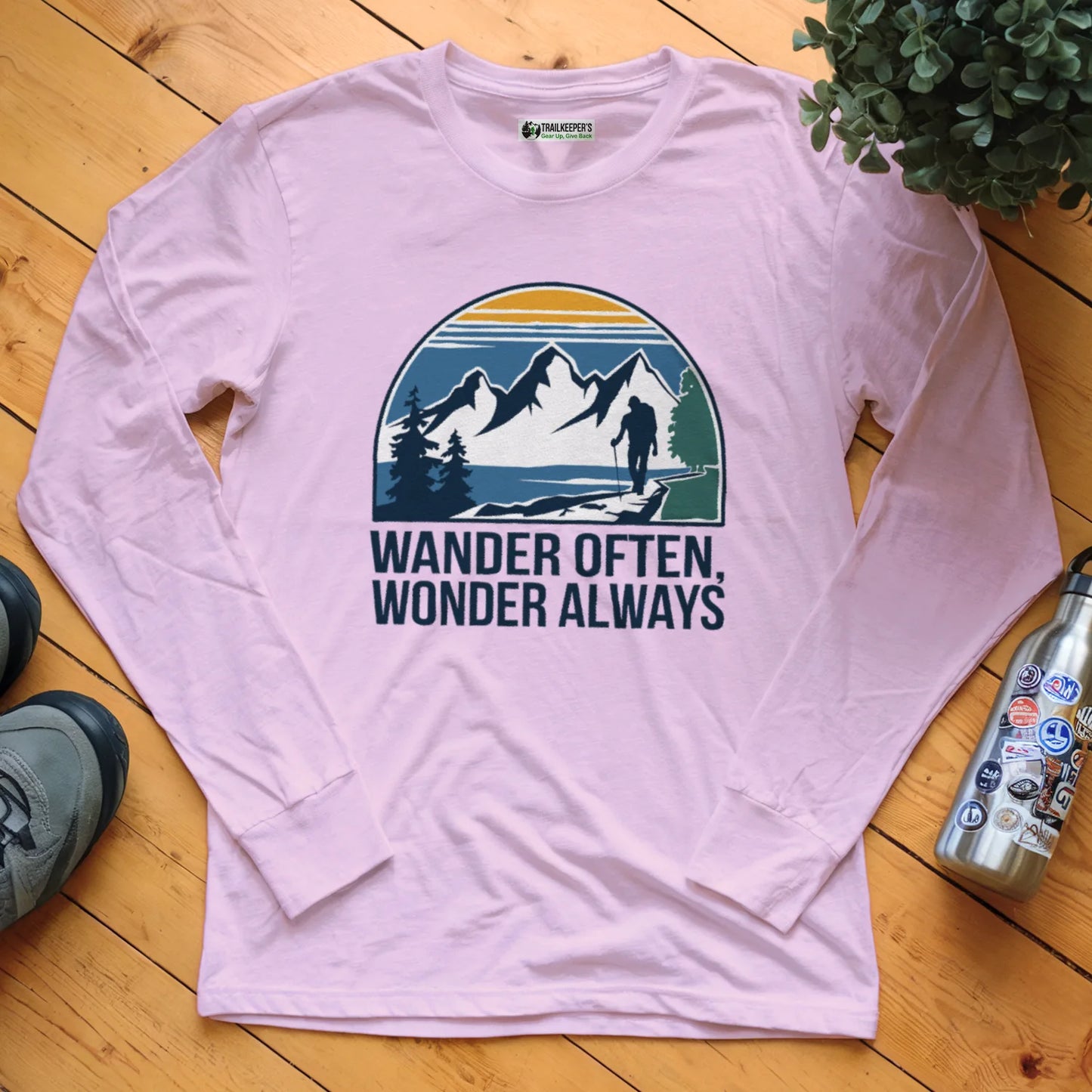 Wander Often, Wonder Always Long Sleeve T-Shirt