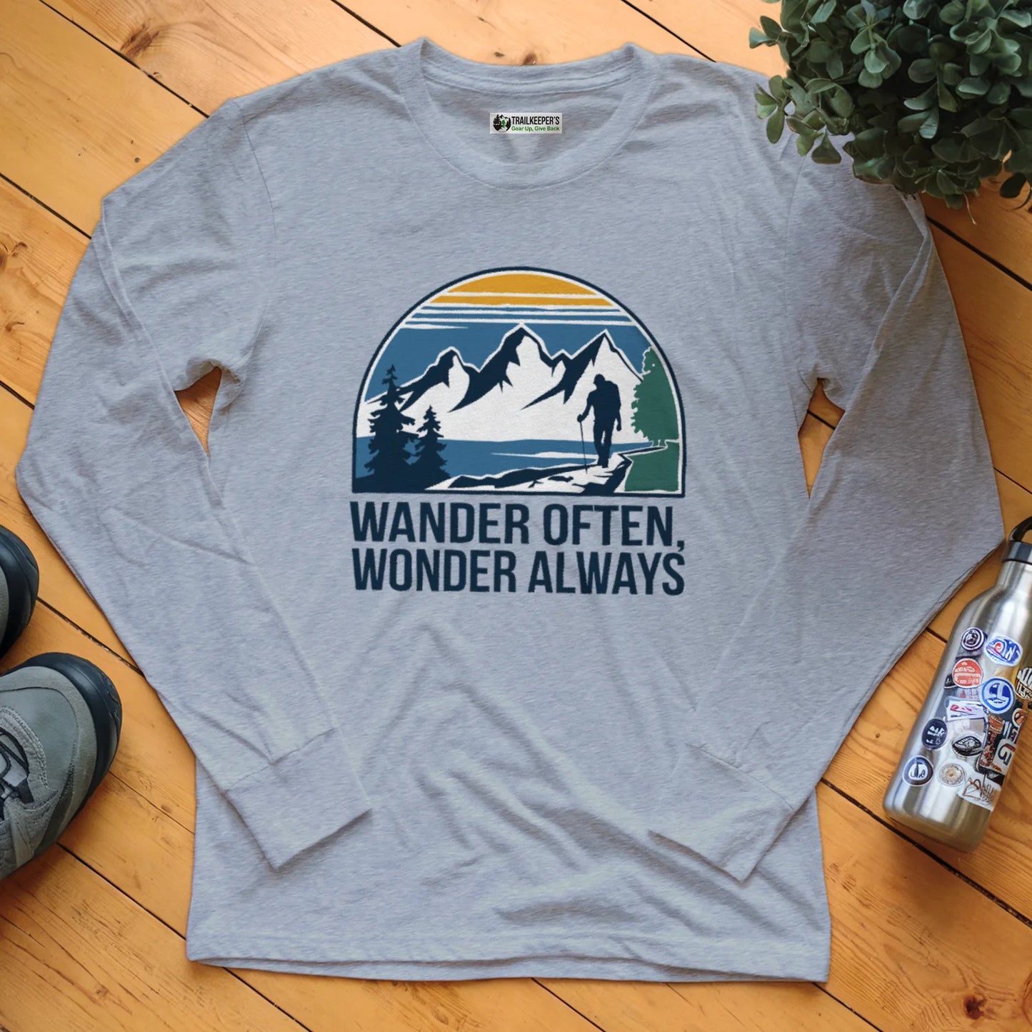 Wander Often, Wonder Always Long Sleeve T-Shirt