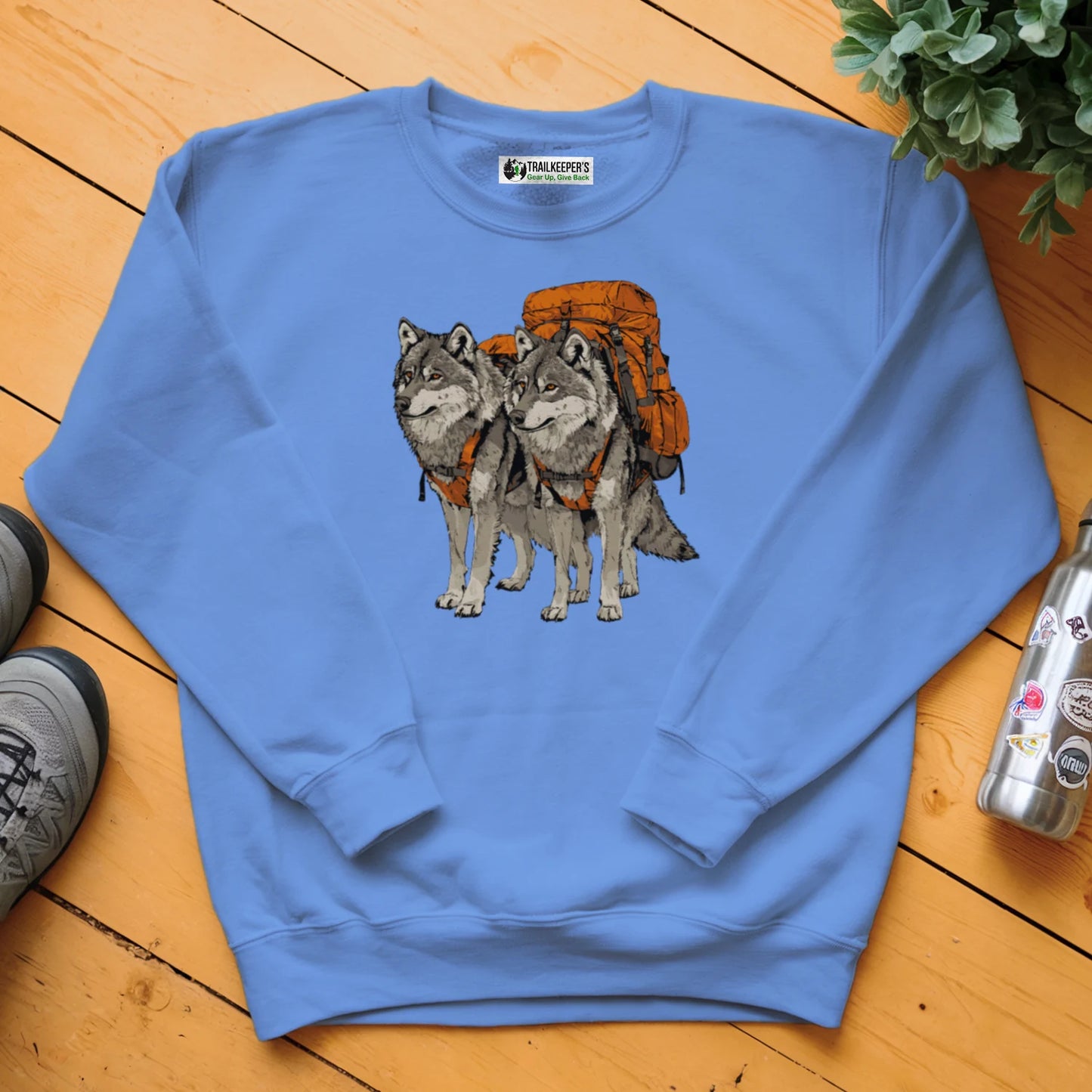 Wolf Backpacker Buddies Sweatshirt