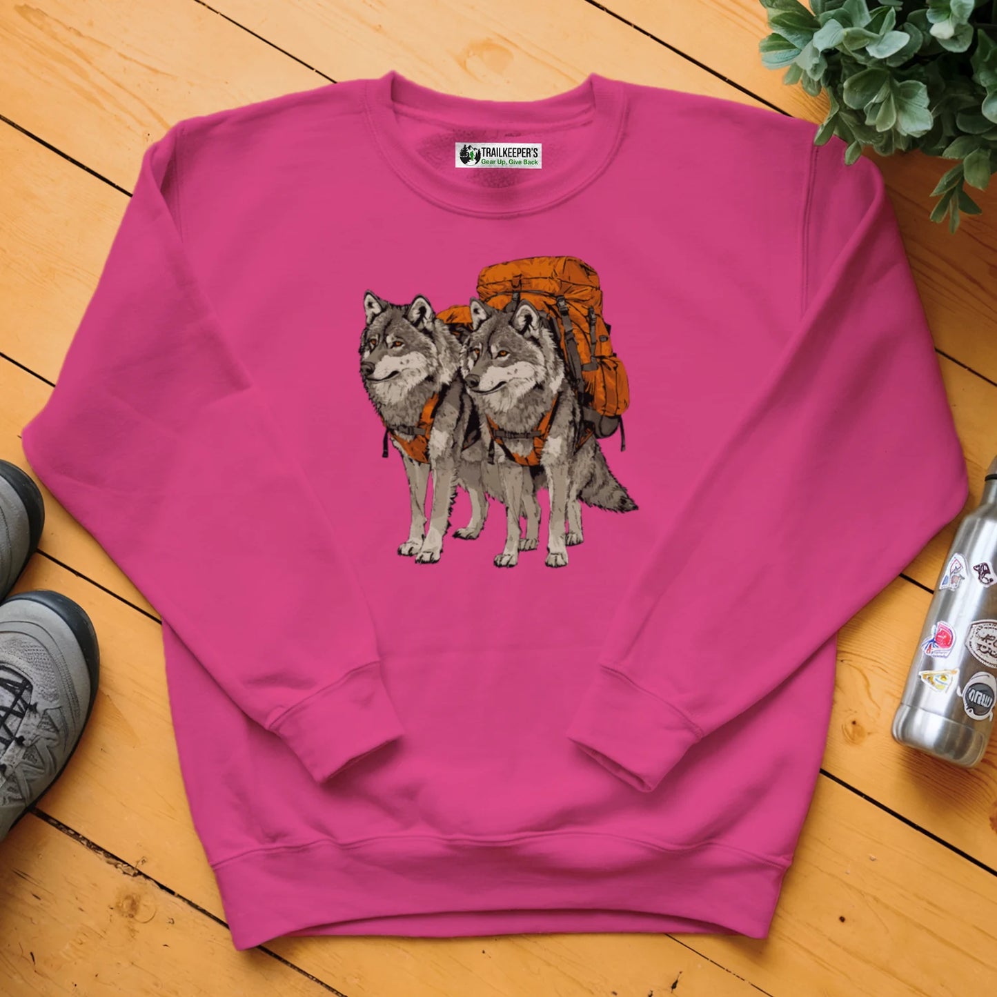 Wolf Backpacker Buddies Sweatshirt