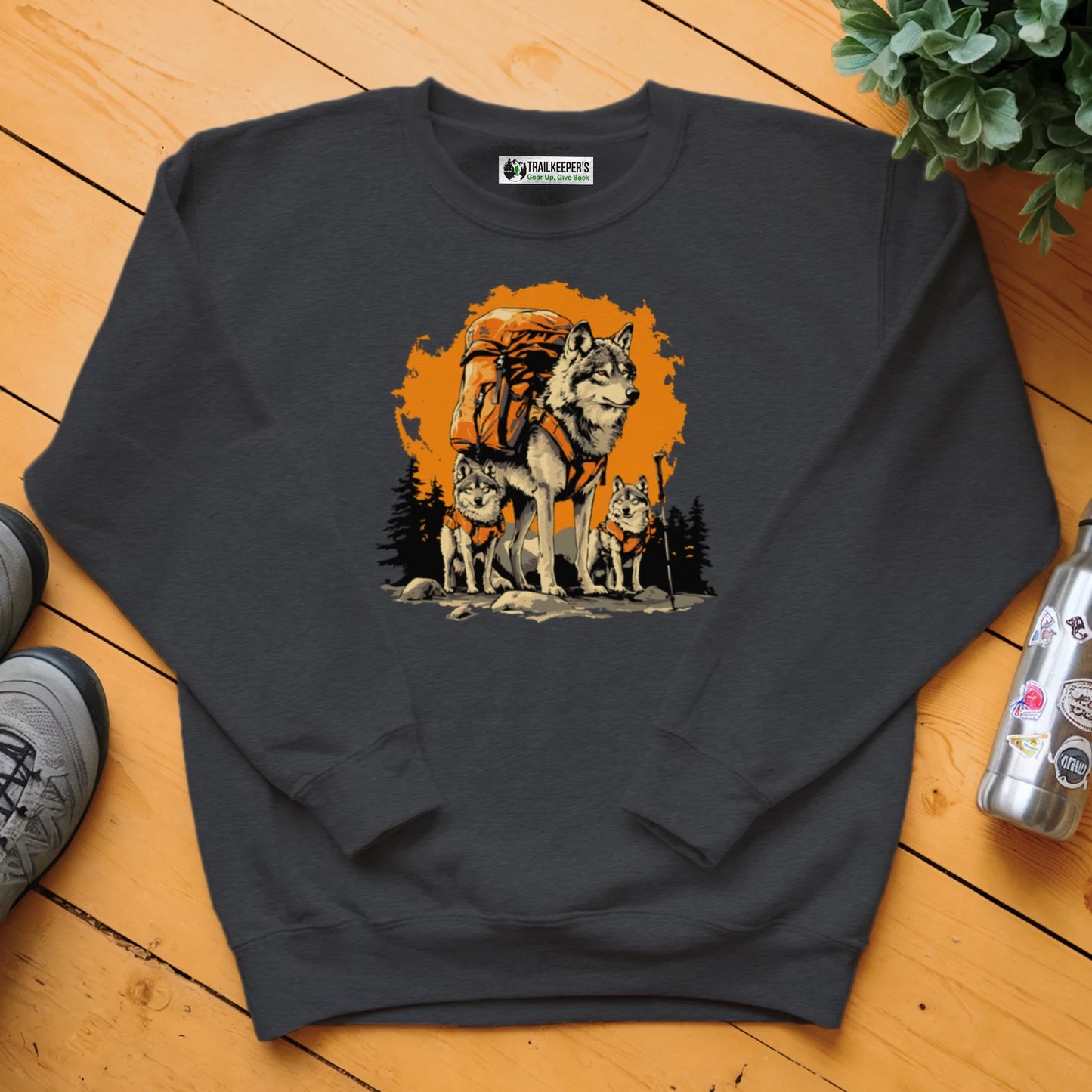 Wolf Backpacker Family Sweatshirt