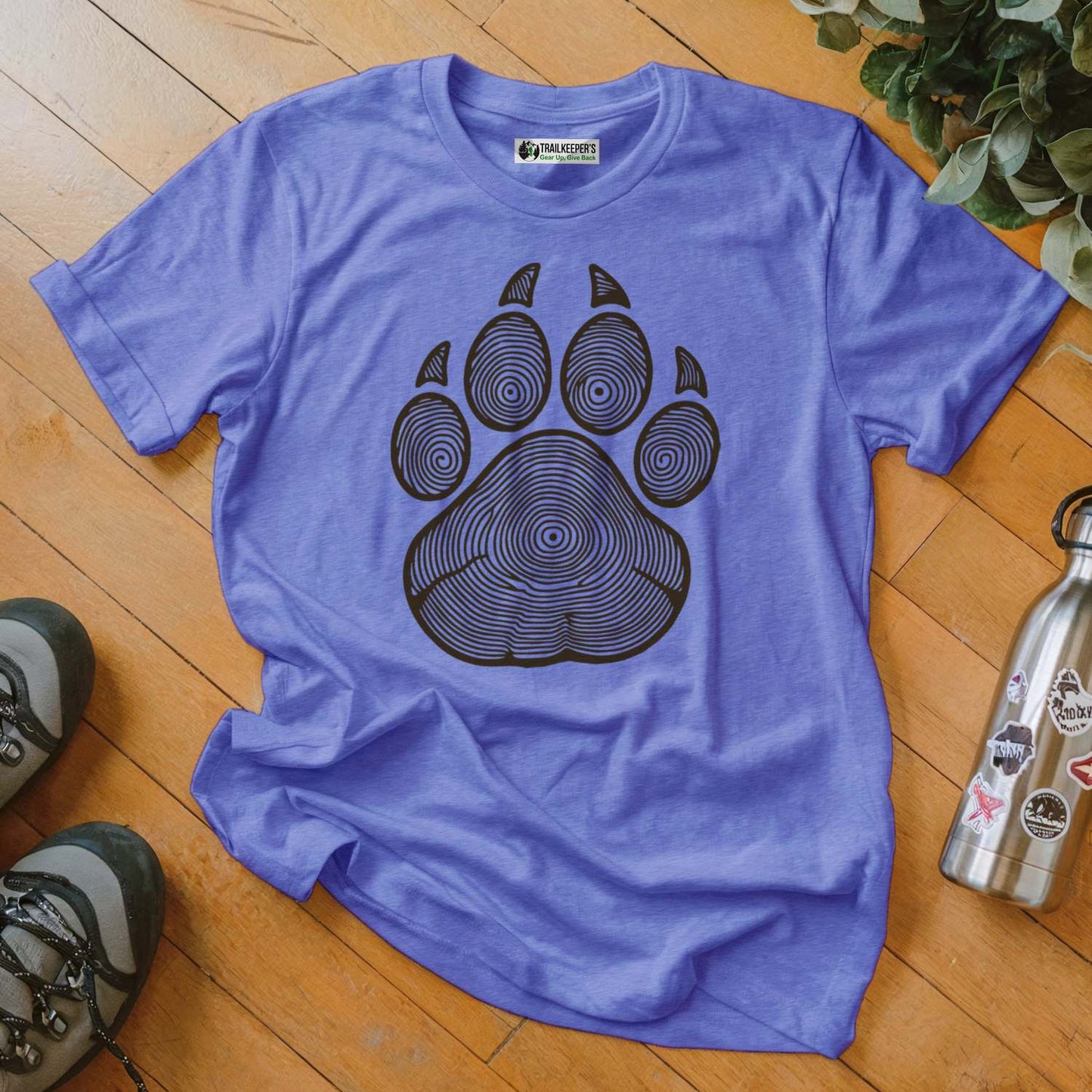 Wolf Paw Tree Rings T-Shirt