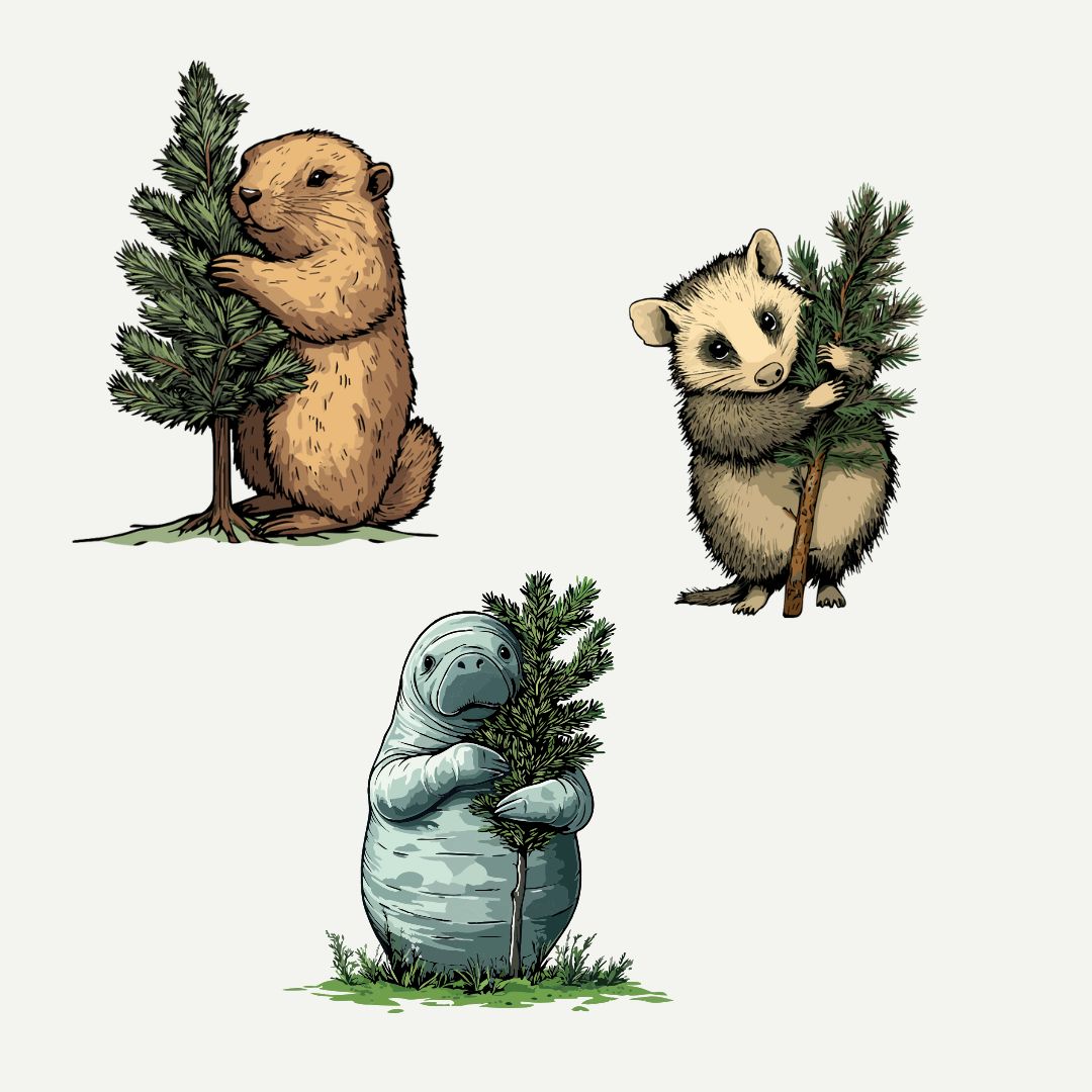 Animal Tree Huggers