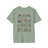 Owl And Puffin Camping T-Shirt