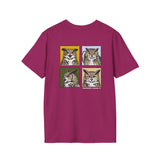 Great Horned Owl 4 Panel T-Shirt