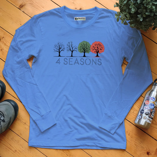 4 Seasons Trees Long Sleeve T-Shirt