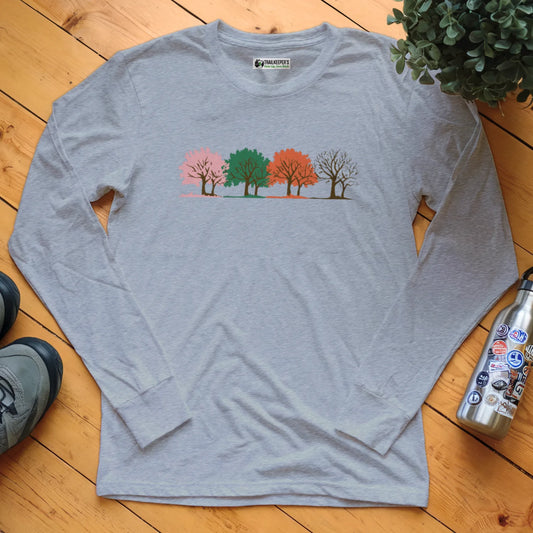 4 Seasons Trees Long Sleeve T-Shirt